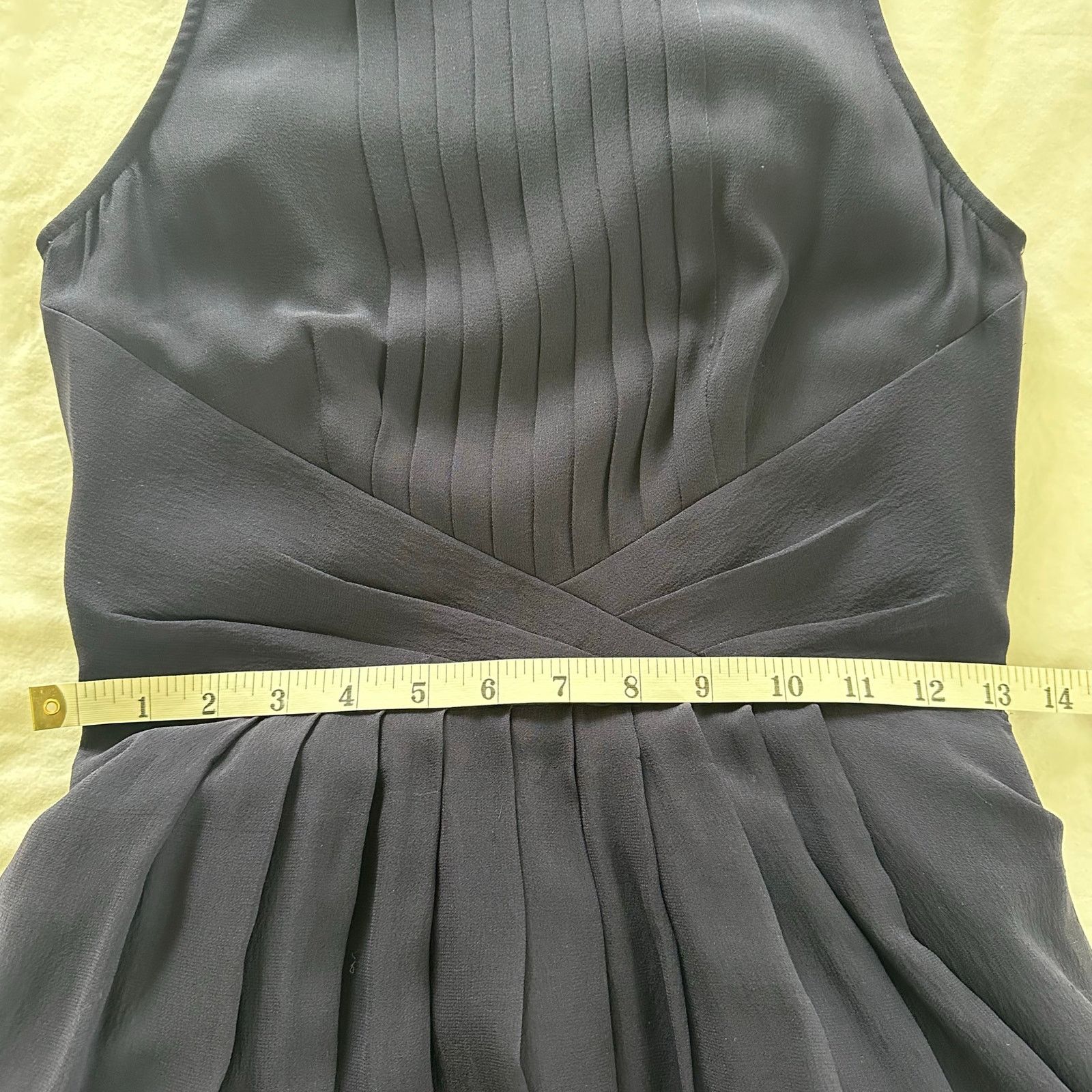 Ted Baker Ted Baker Saphira Tiered Pleat A-Line Silk Dress Size 1 Size XS / US 0-2 / IT 36-38 - 11 Thumbnail