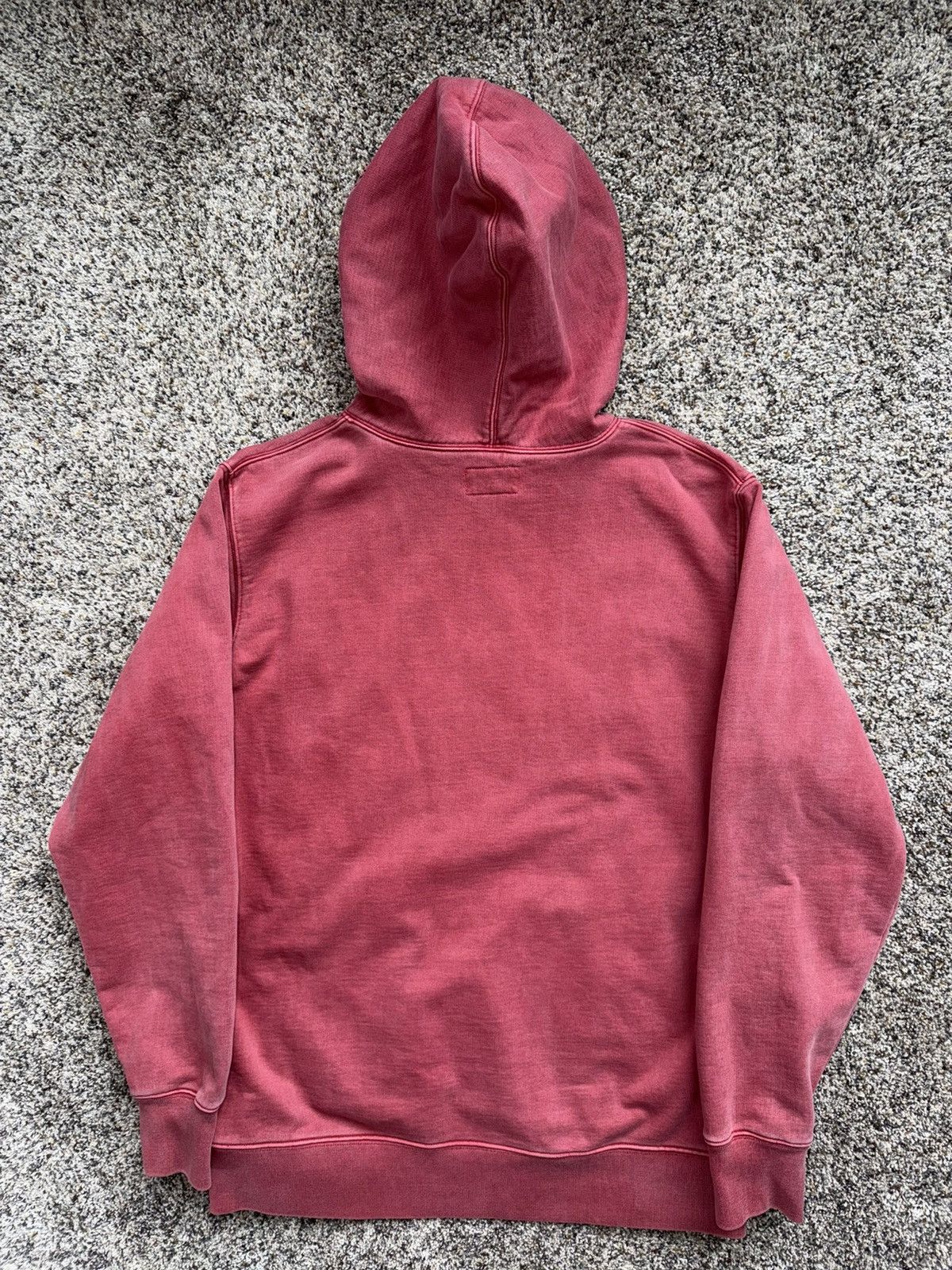 Supreme Supreme washed red hoodie spell out size XL Size US XL / EU 56 / 4 - 22 Thumbnail