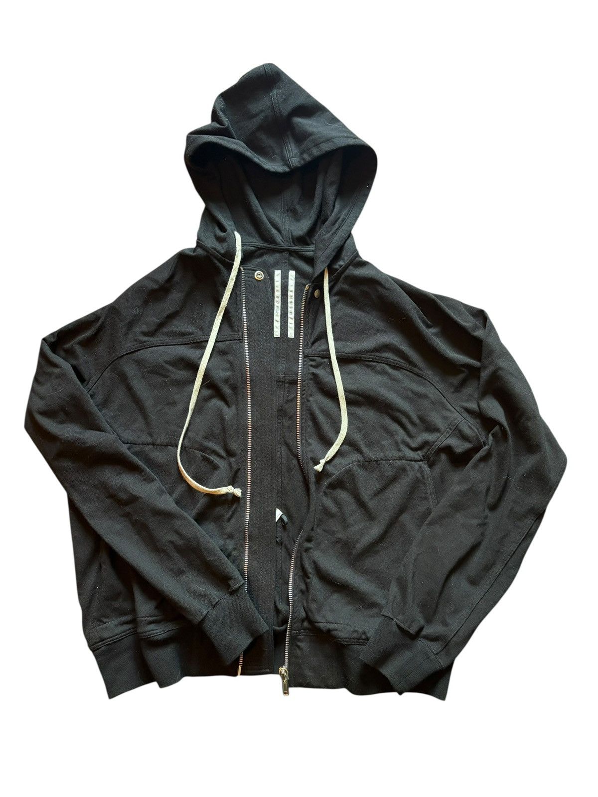 Rick Owens Rick Owens Main Line Season 24 Lido Collection Zip Hoodie Size US S / EU 44-46 / 1 - 1 Thumbnail