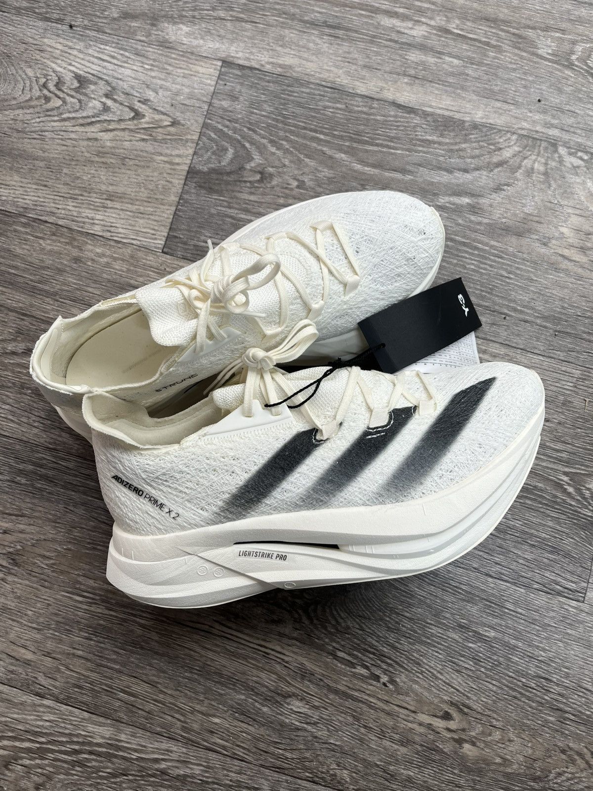Adidas × Y-3 × Yohji Yamamoto Adidas Y-3 Yohji Yamamoto Prime X2 Strung White Size US 8.5 / EU 41-42 - 2 Thumbnail