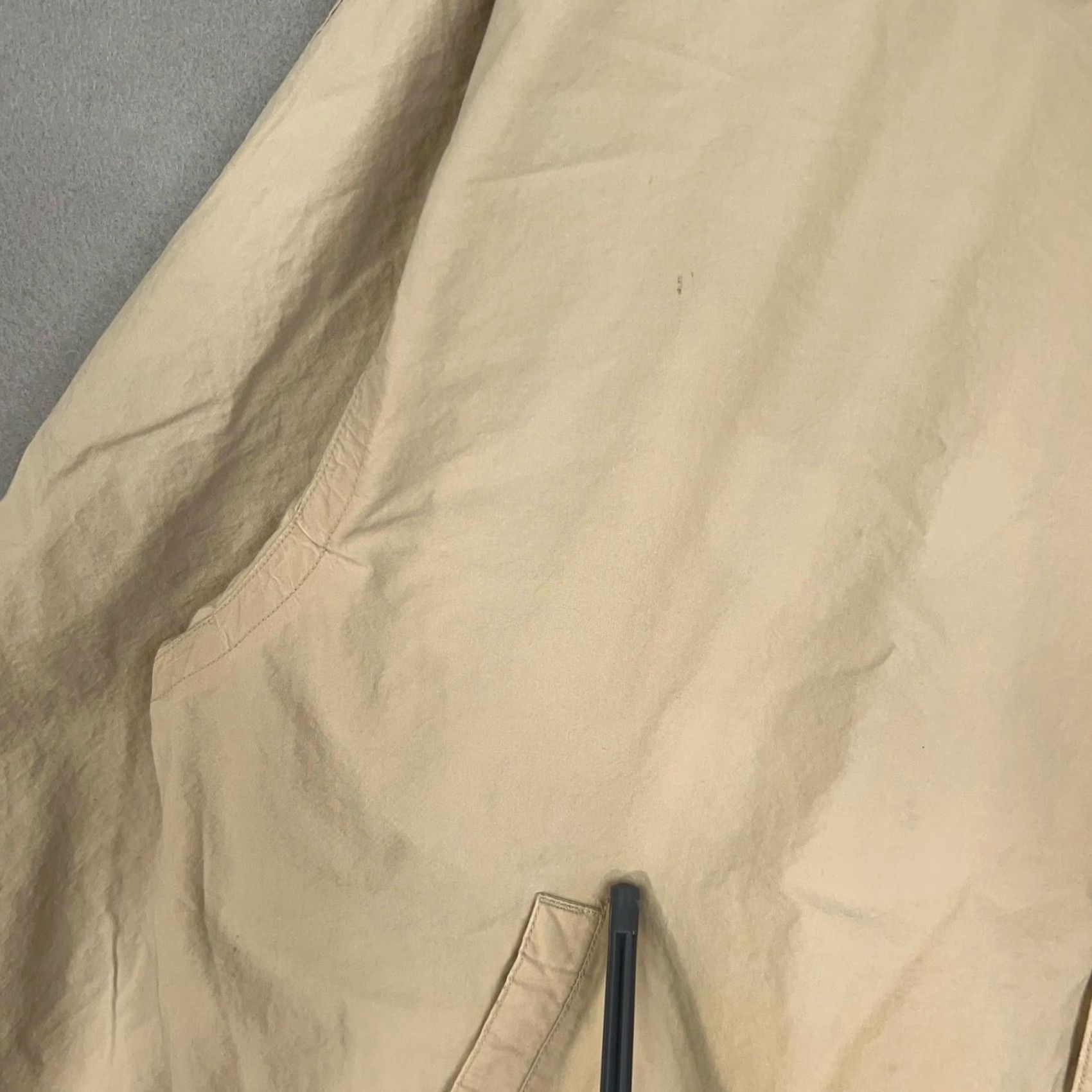 Dockers VINTAGE Dockers Jacket Mens XL Full Zip Bomber Coat Beige 80s 90s Size US L / EU 52-54 / 3 - 6 Thumbnail