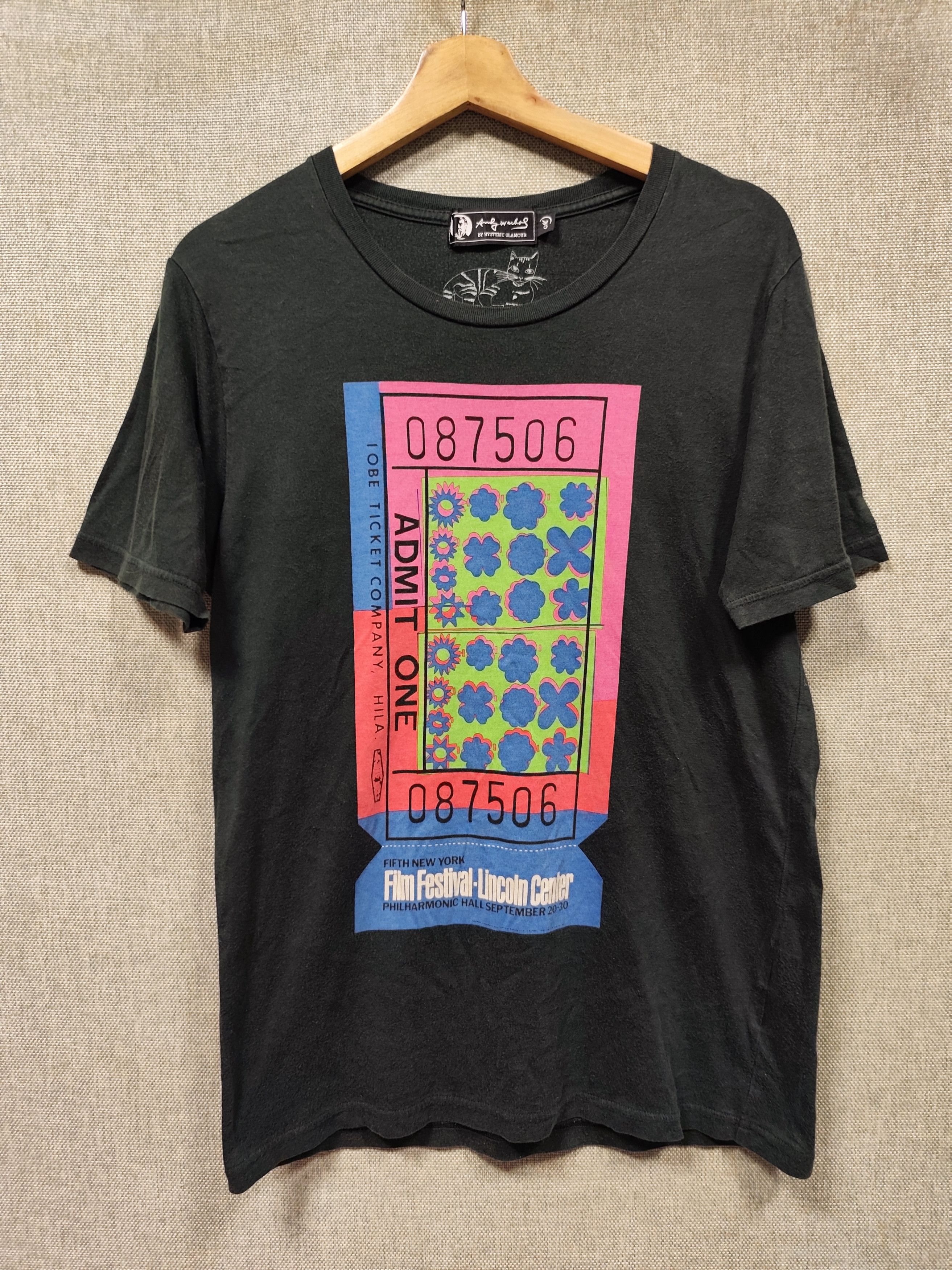 Andy Warhol × Hysteric Glamour × Japanese Brand T shirt Hysteric Glamour x Andy Warhol Size US S / EU 44-46 / 1 - 1 Thumbnail