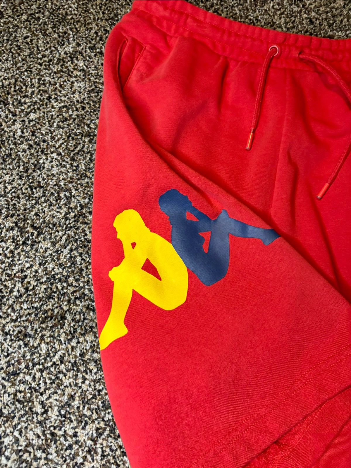 Kappa Kappa Drawstring Sweatshorts ‘red’ Size US 36 / EU 52 - 3 Thumbnail