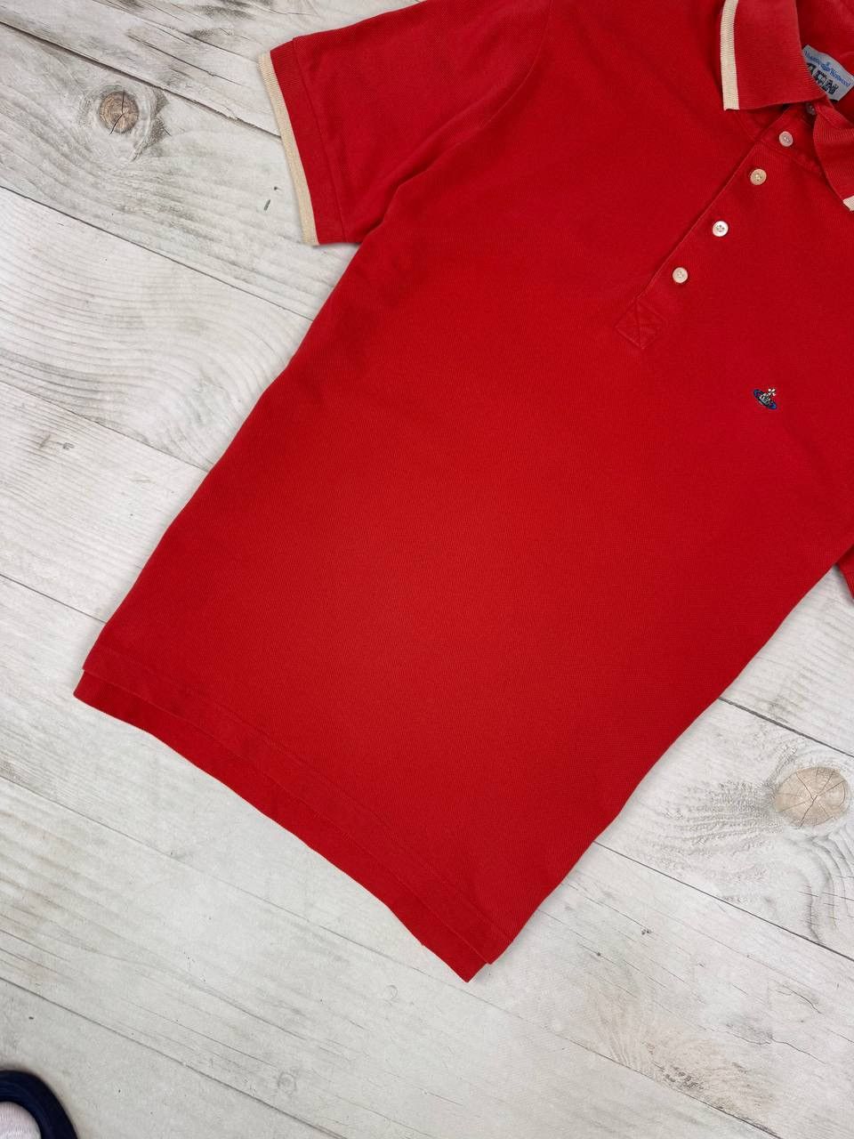 Vivienne Westwood Vivienne Westwood Polo Shirt Logo Orb Size US XL / EU 56 / 4 - 4 Thumbnail
