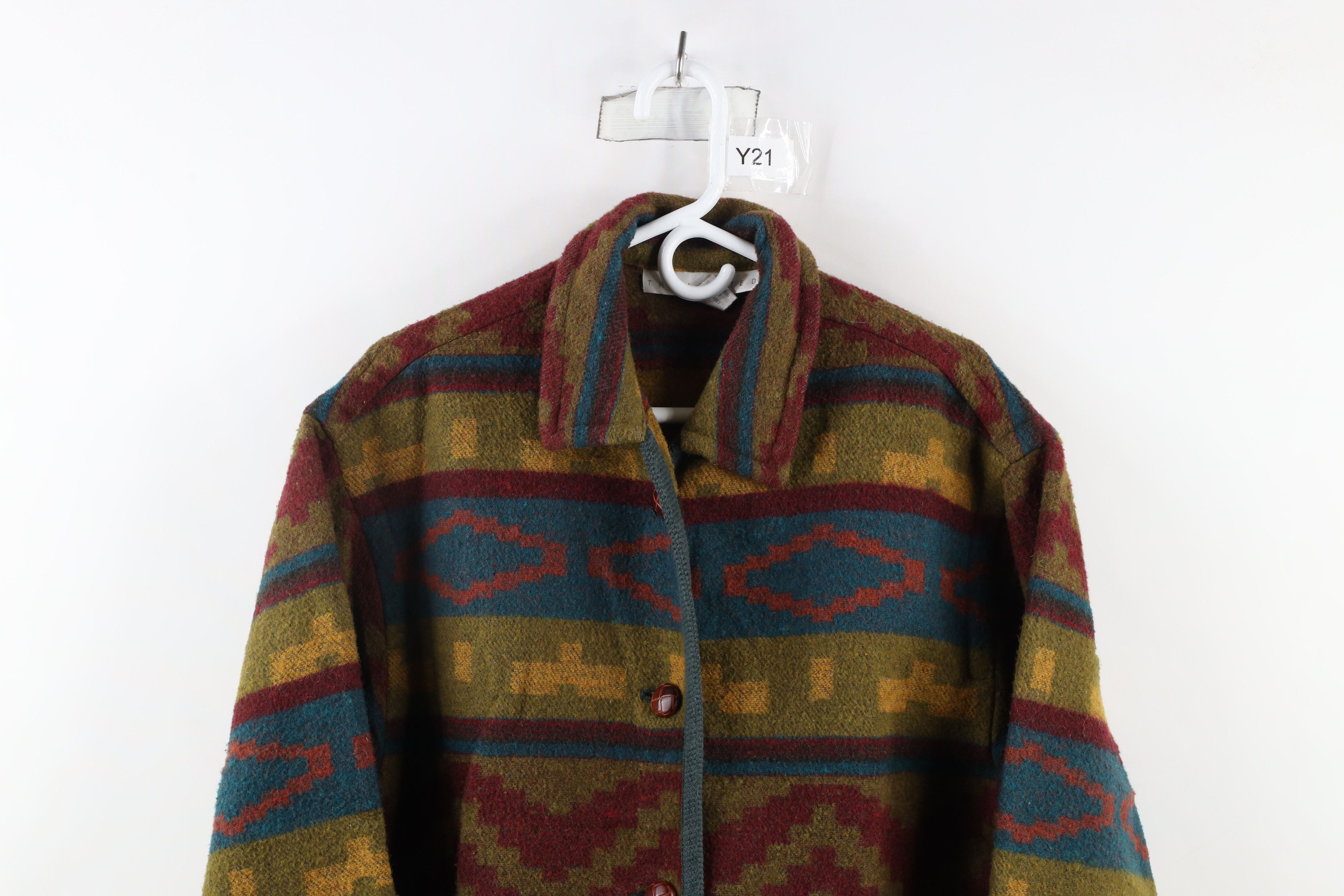 Vintage Vintage 90s Streetwear Rainbow Southwestern Blazer Jacket Size M / US 6-8 / IT 42-44 - 2 Thumbnail