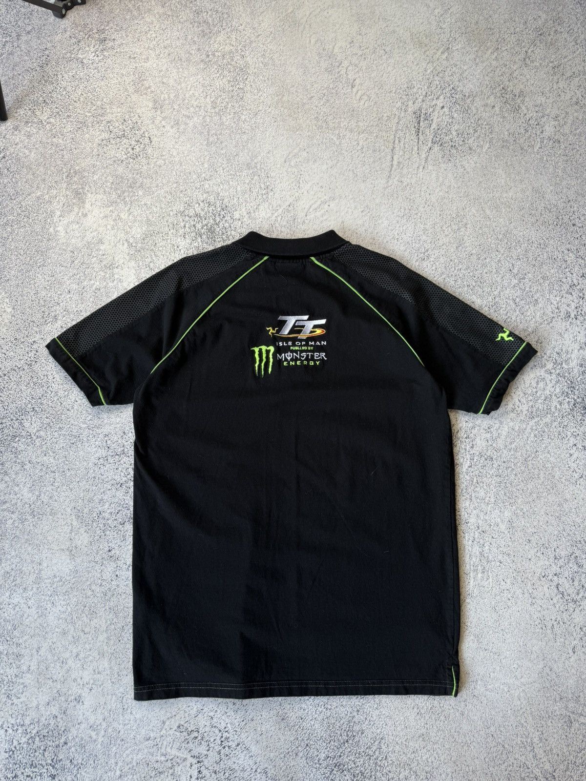 Vintage Vintage Polo Monster Energy Isle of Man TT Moto Racing USA Size US L / EU 52-54 / 3 - 14 Thumbnail