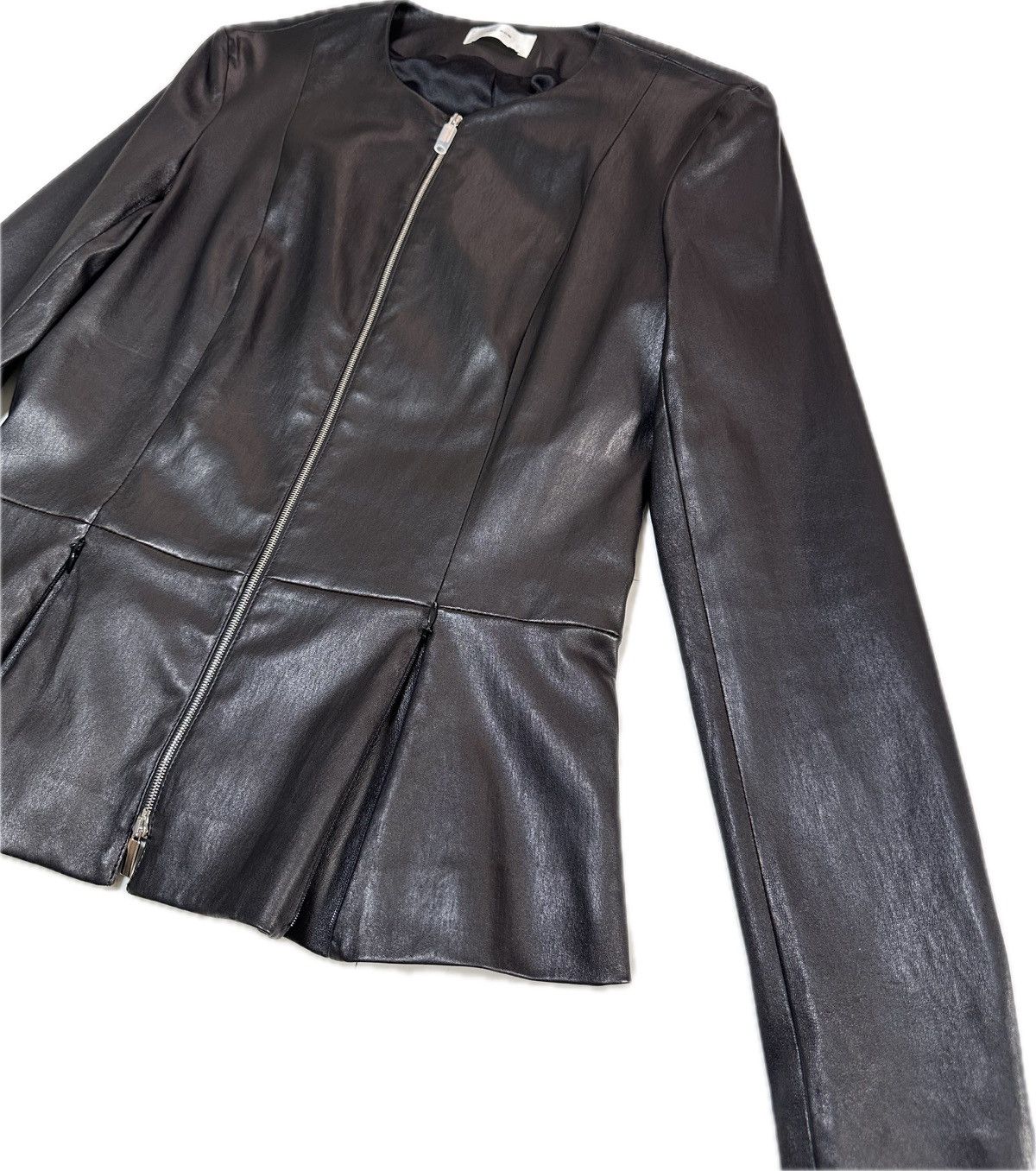 The Row The Row Anasta Jacket 100% Lambskin Leather Size XL / US 12-14 / IT 48-50 - 5 Thumbnail