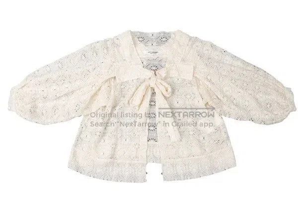 Junya Watanabe Junya Watanabe Beige vintage patterned coat Size S / US 4 / IT 40 - 2 Thumbnail