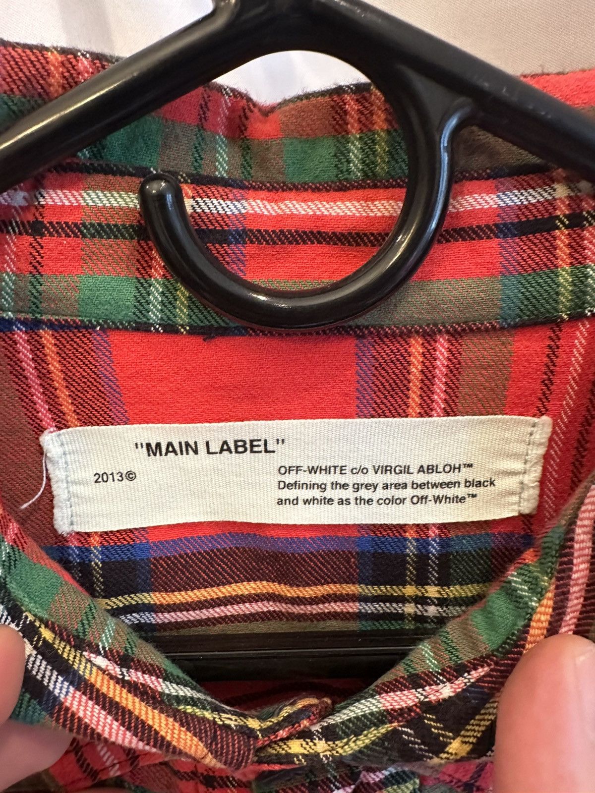 Off-White Off-White Plaid Shirt Size US S / EU 44-46 / 1 - 4 Thumbnail