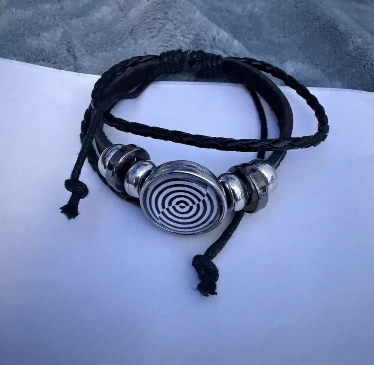 Undercover SS06 Undercover “T” Klaus White Concert Pass Bracelet