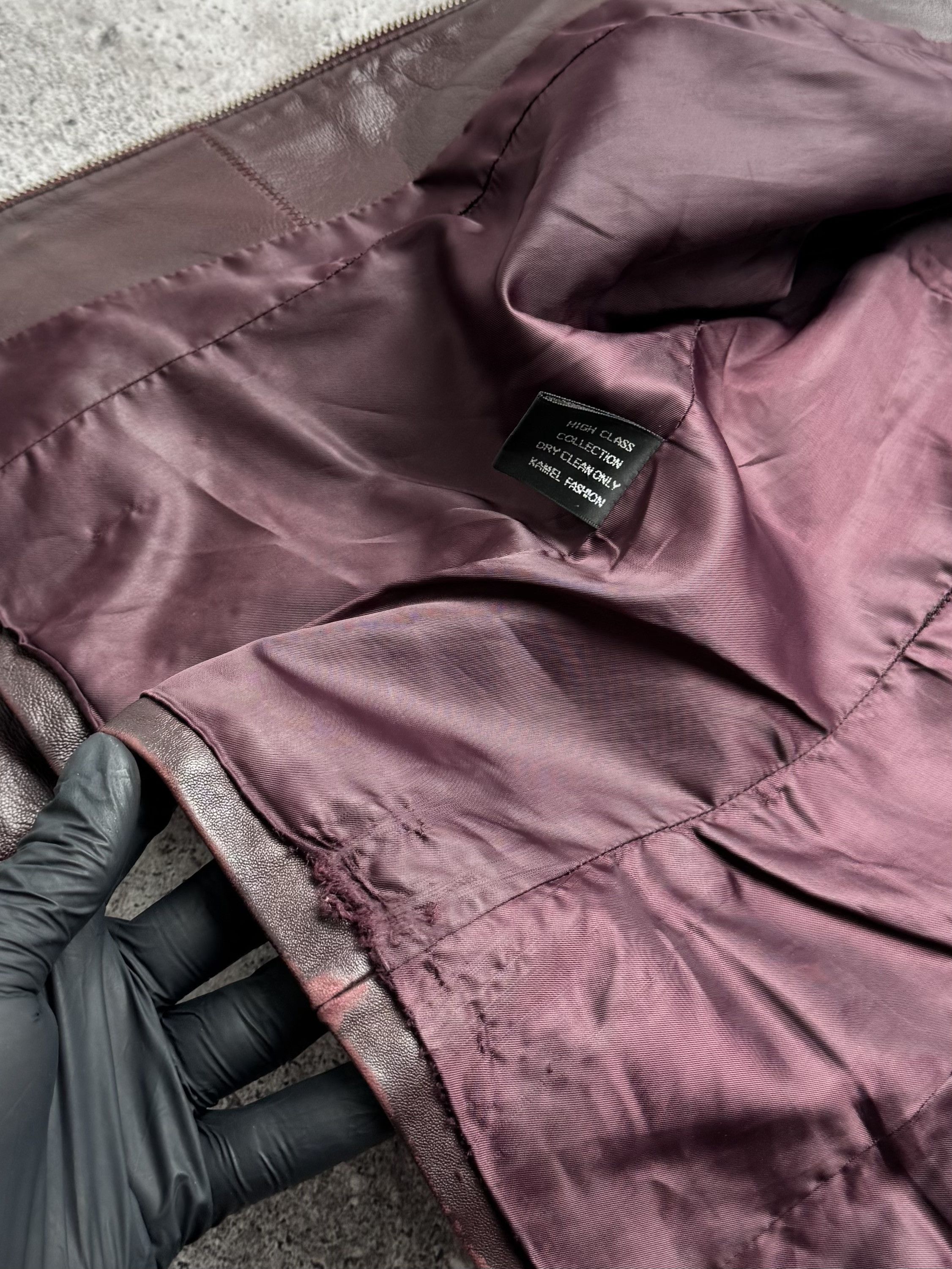 Vintage Vintage Cropped Leather Jacket C5(V402) Size S / US 4 / IT 40 - 9 Thumbnail