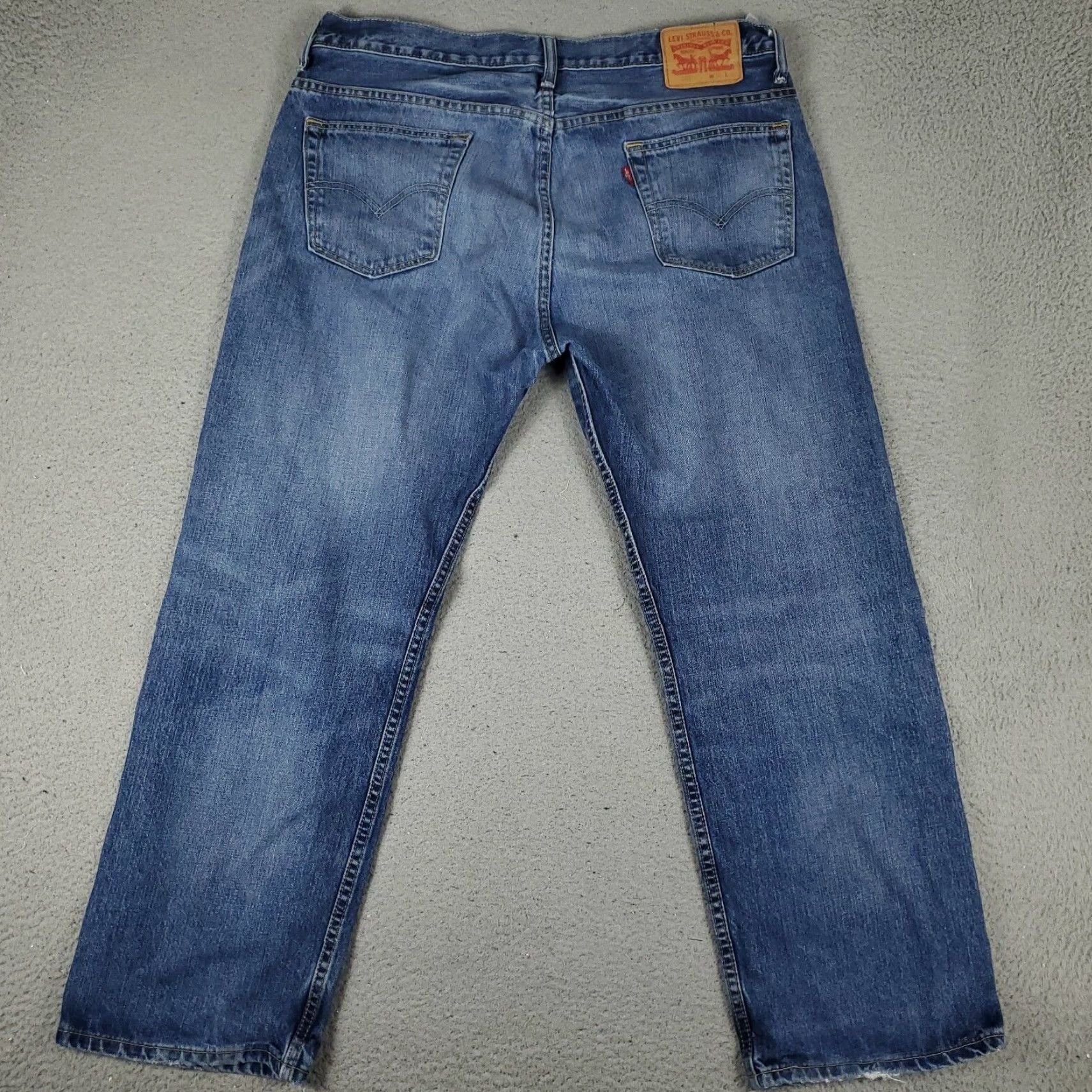 Levi's Levis 569 Jeans Mens Blue Straight Leg 36x30 Regular Fit Denim Pants Size US 36 / EU 52 - 7 Thumbnail