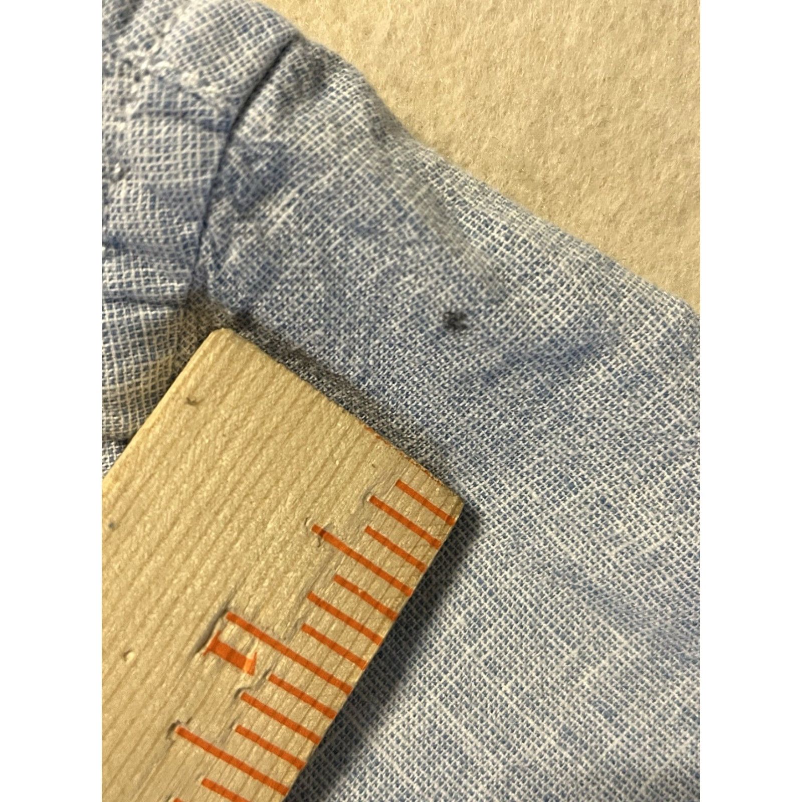 H&M Label Of Graded Goods Shirt Button-Up Short Sleeve Mens S Blue Cotton Knits Collared Breathable Pockets Button-Down Size US S / EU 44-46 / 1 - 5 Thumbnail