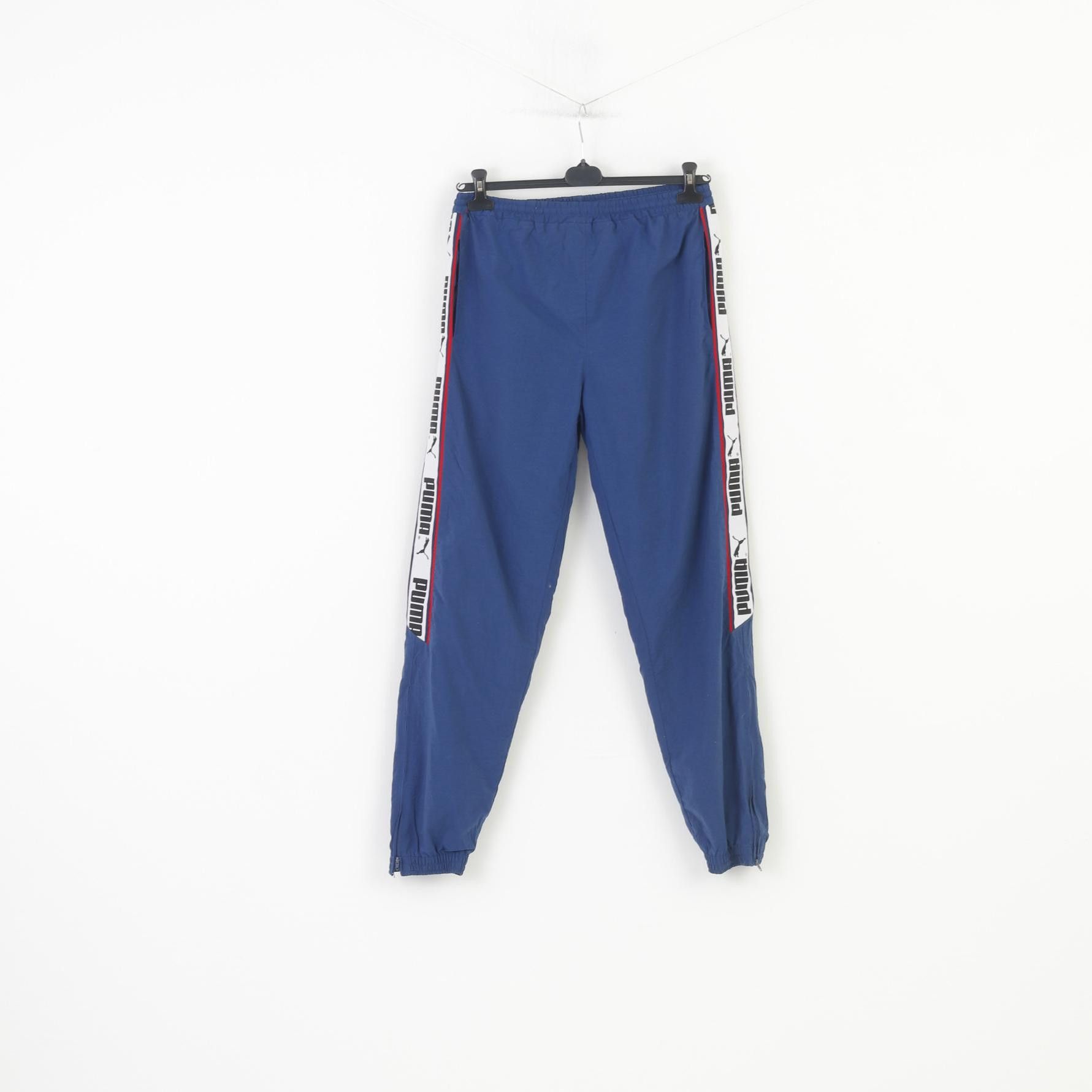 Puma Puma Men S Sweatpants Navy Nylon Sport Training 4123 Size US 28 / EU 44 - 1 Thumbnail