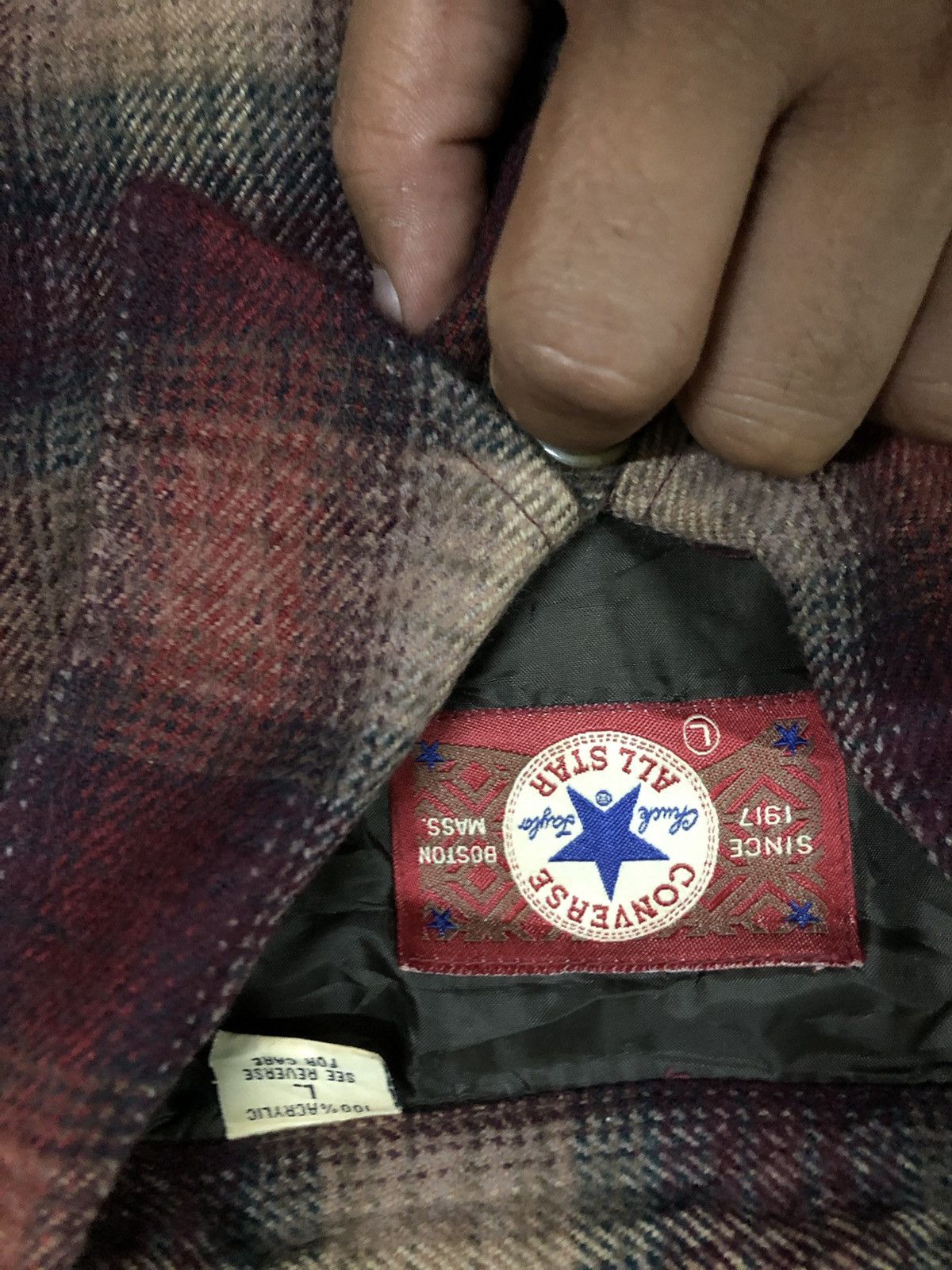 Converse Converse Check Tartan Flannel Jacket Size US L / EU 52-54 / 3 - 3 Thumbnail