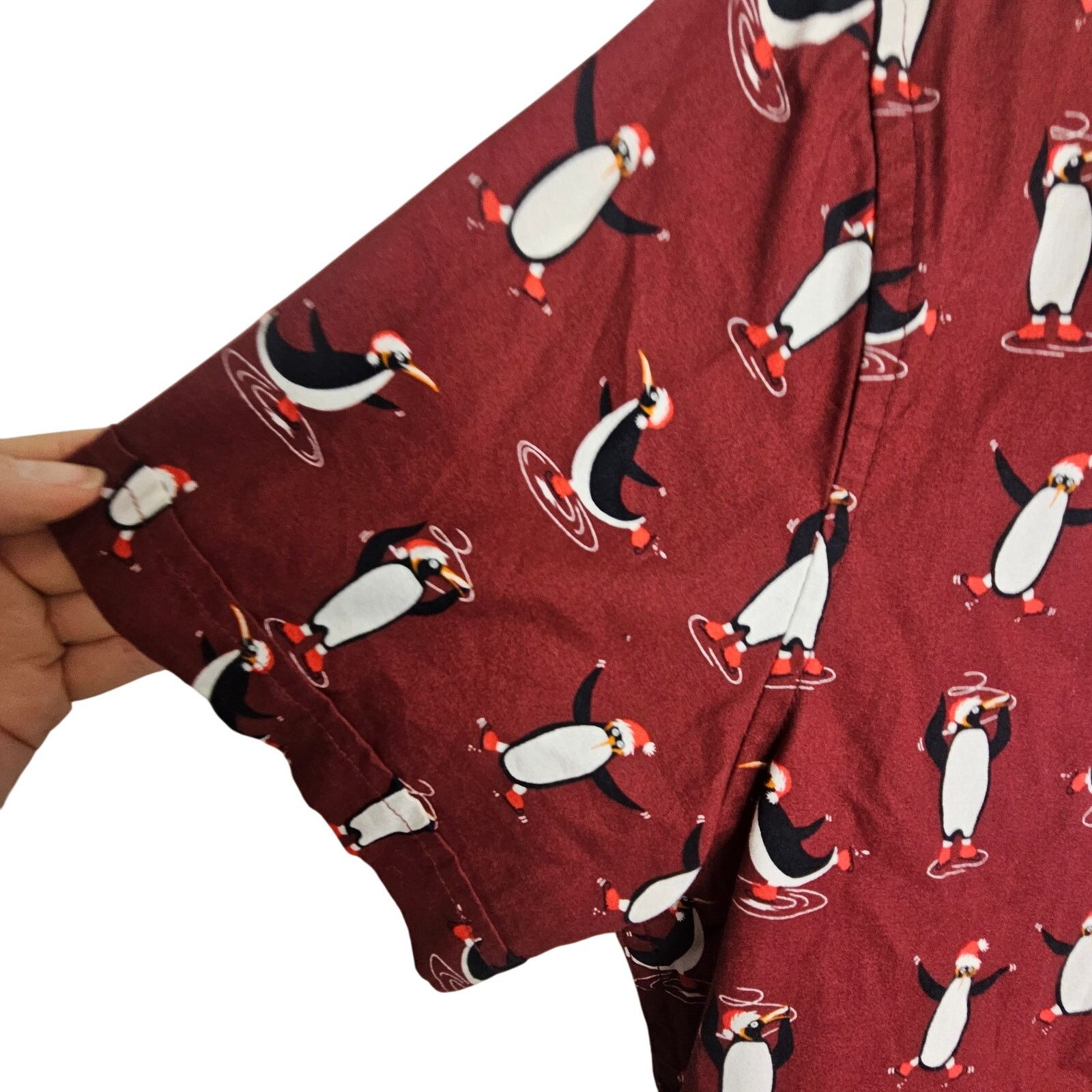 Flower Mountain Denim & Flower Ricky Singh Button Front Red Penguin M Size US M / EU 48-50 / 2 - 4 Thumbnail