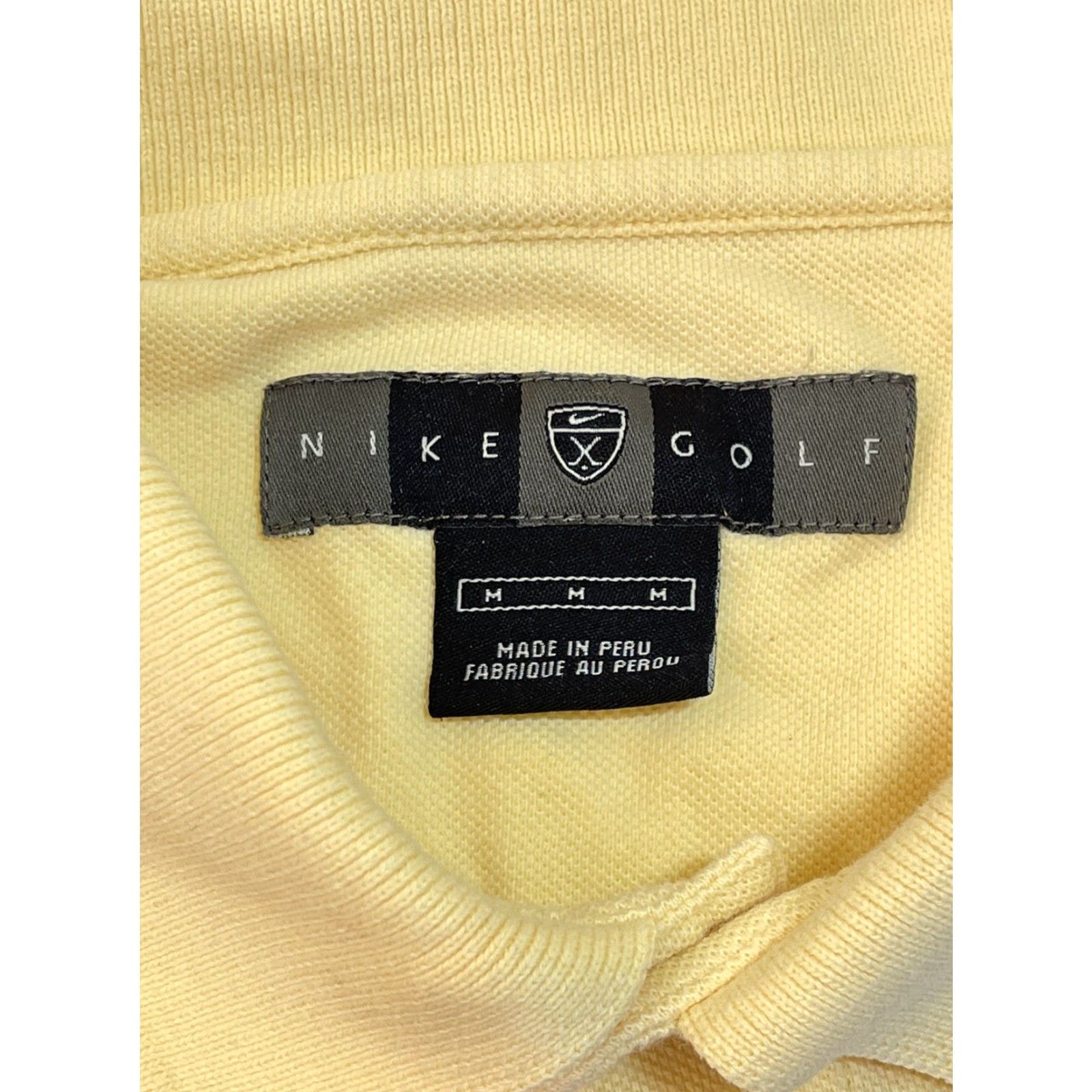 Nike VINTAGE Nike Golf Polo Shirt Mens Polo Sz M Yellow Black Swoosh Dri-Fit Nike Golf Logo Sports Golf Mens Size US M / EU 48-50 / 2 - 3 Thumbnail