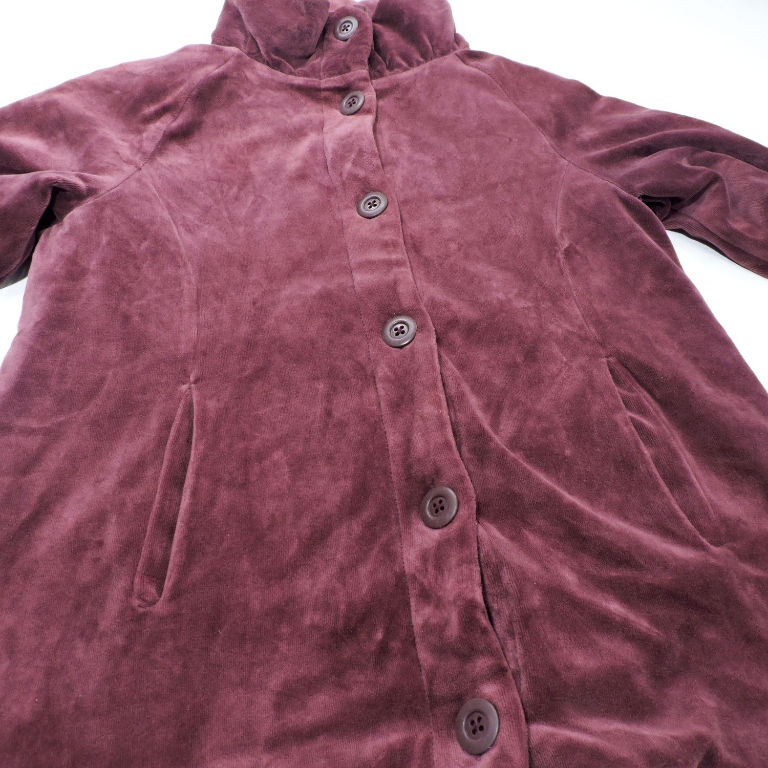 Nike 00’S NIKE WINTER VELVET MAROON JACKET Size M / US 6-8 / IT 42-44 - 9 Thumbnail