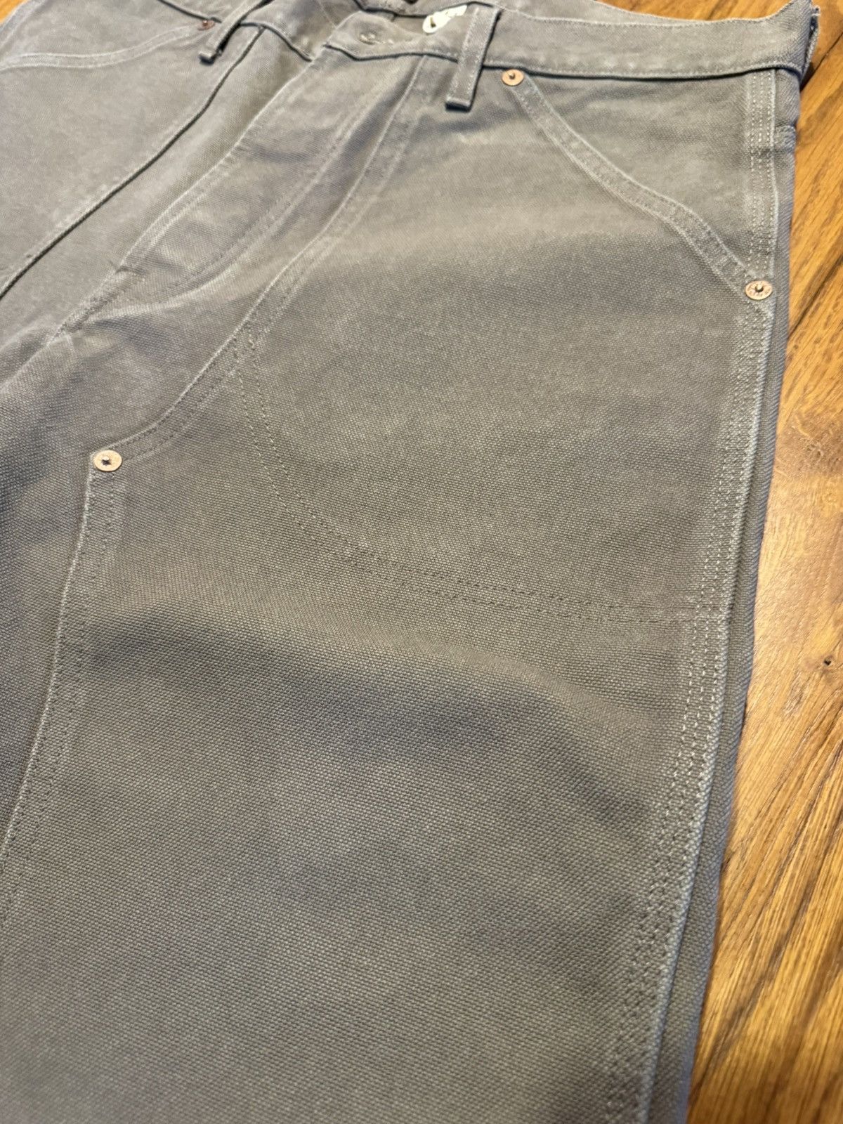 Indigofera Indigofera Wendell Pants Smithson Canvas Warm Gray Size US 33 - 7 Thumbnail