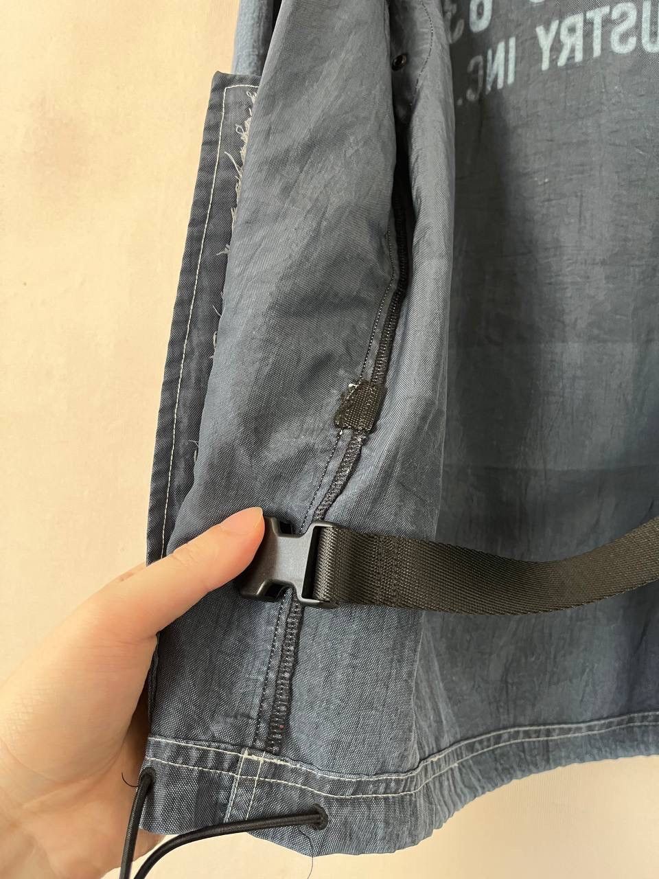 Diesel Diesel Men's Blue Hooded Jacket Zip Buckle Drawstring Size S Size US S / EU 44-46 / 1 - 13 Thumbnail