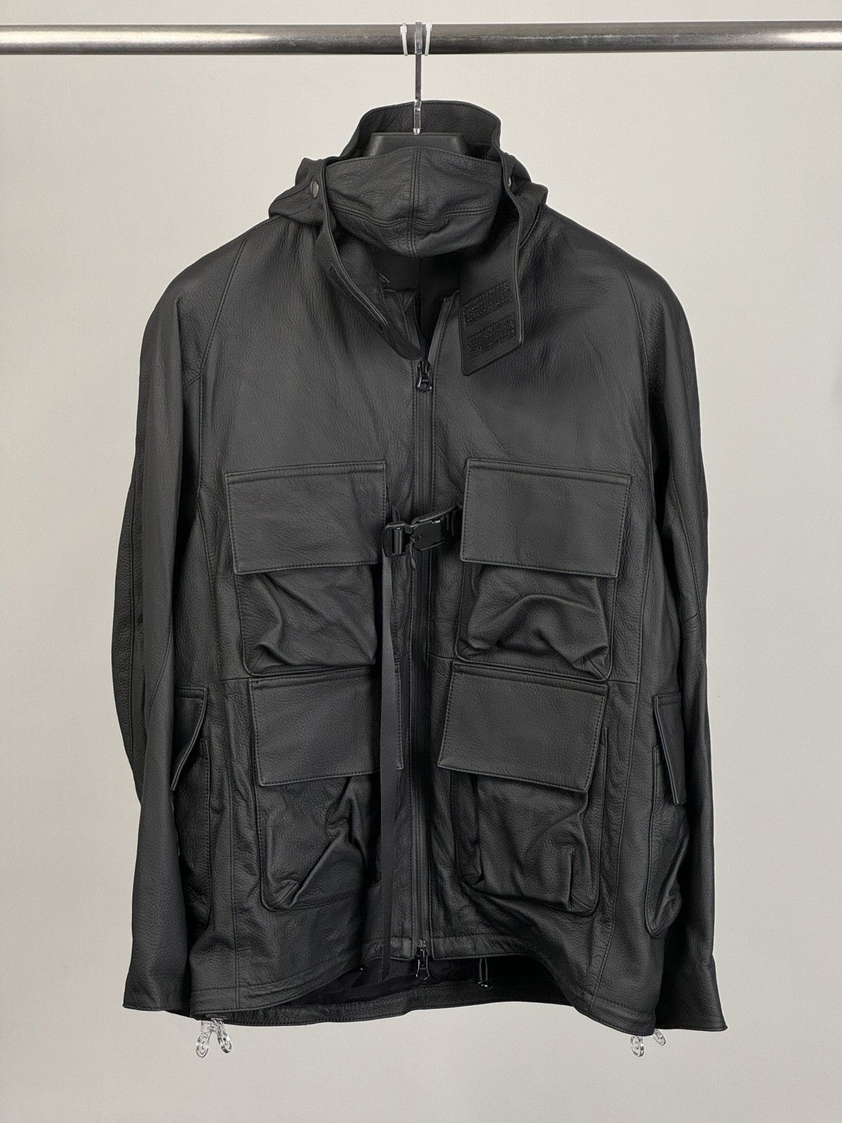 The Viridi-anne Leather mask hooded jacket size 2 Size US M / EU 48-50 / 2 - 1 Thumbnail