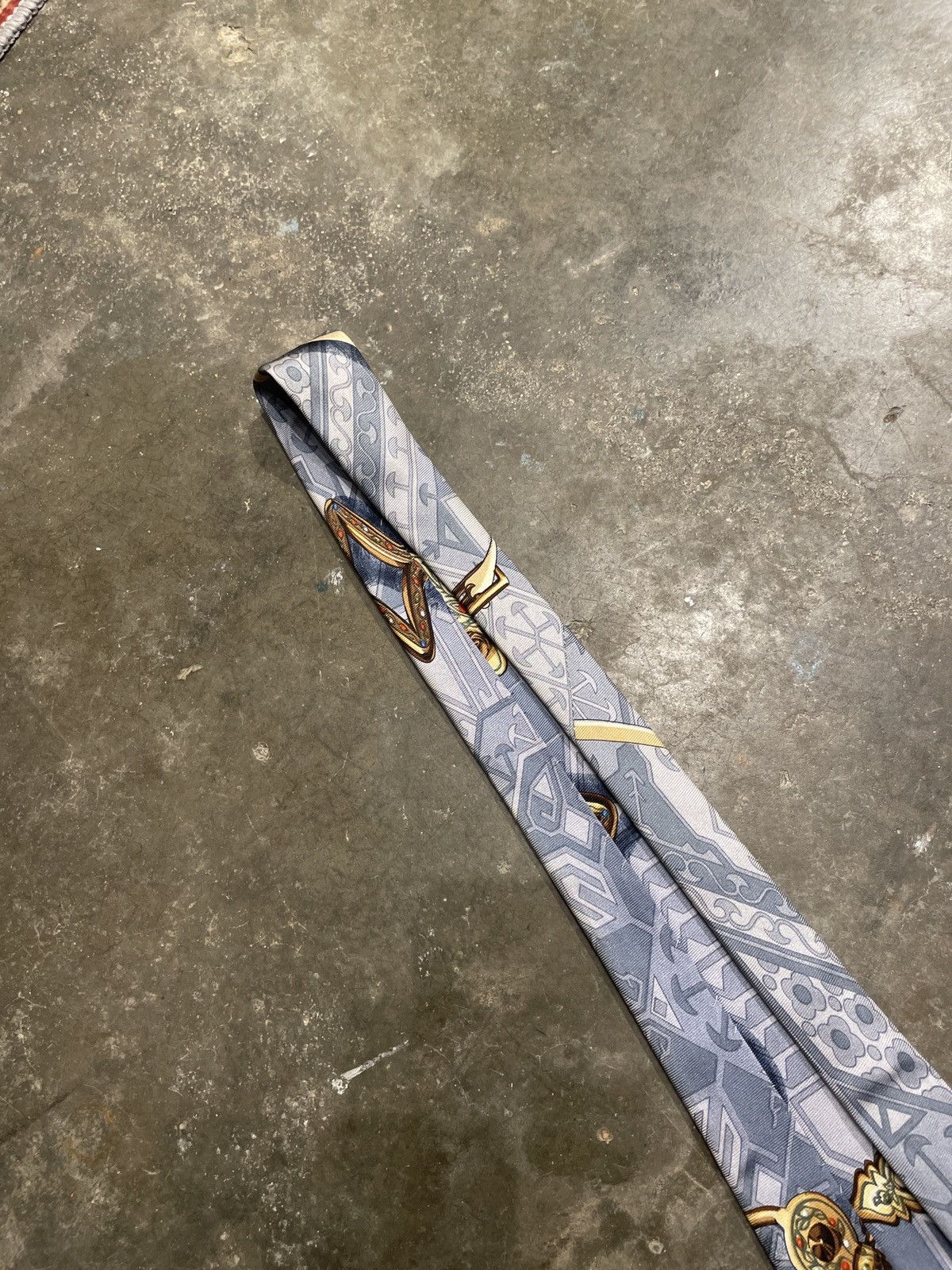 Hermes Vintage hermes tie Size ONE SIZE - 4 Thumbnail
