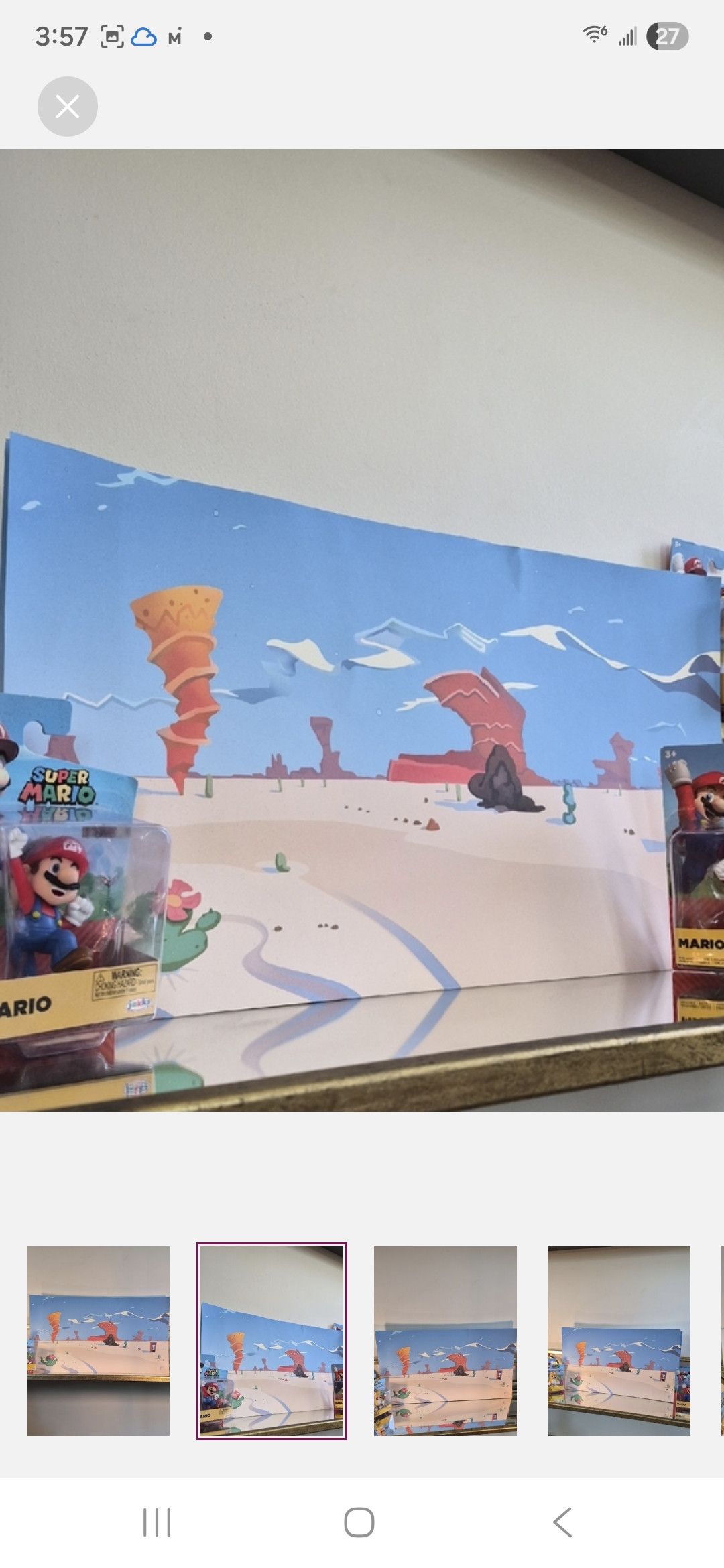 Other Super Mario Brothers Animation Cel Background Art Print Size ONE SIZE - 2 Thumbnail