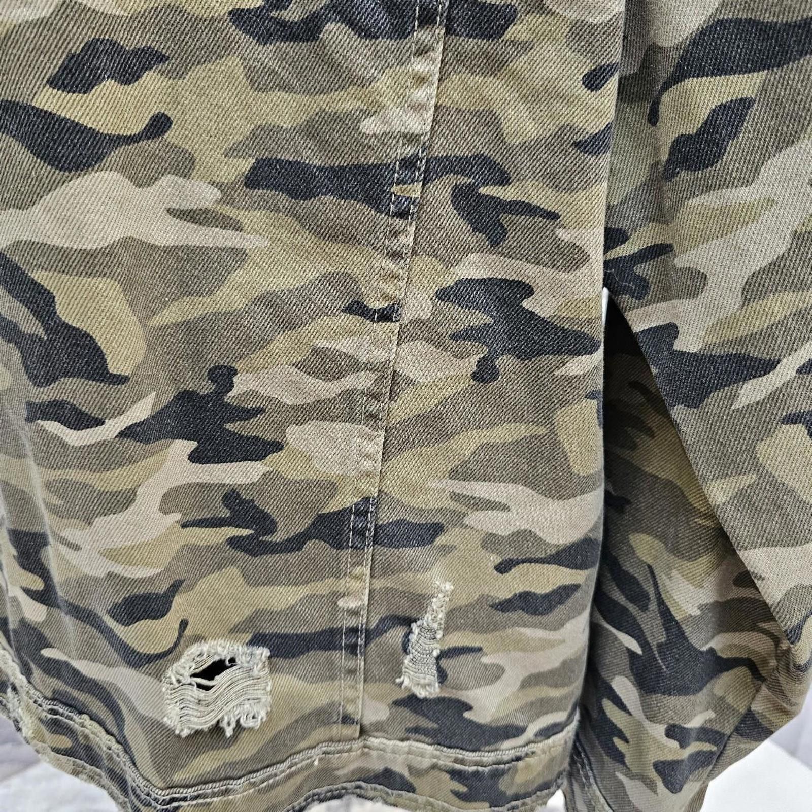 Other Women's Camo Distressed Jacket Size M / US 6-8 / IT 42-44 - 7 Thumbnail