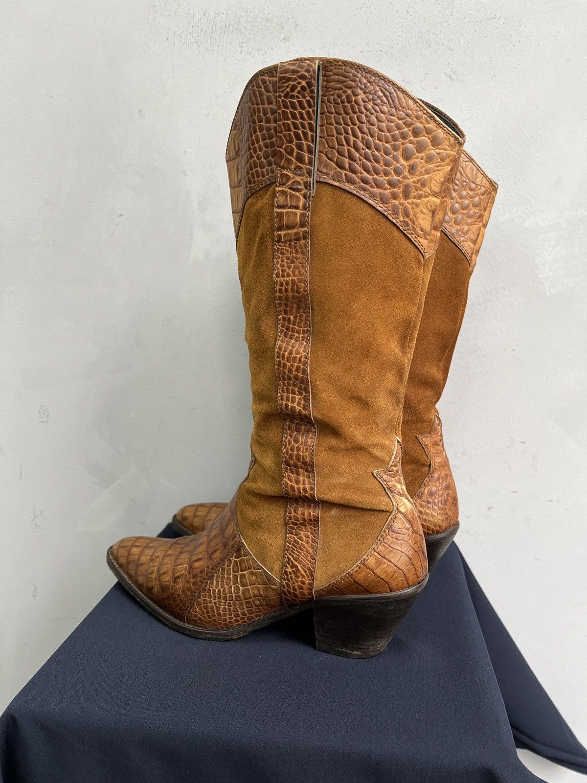 Guidi Western guidi style leather boots 90s style y2k Size US 7 / EU 40 - 6 Thumbnail