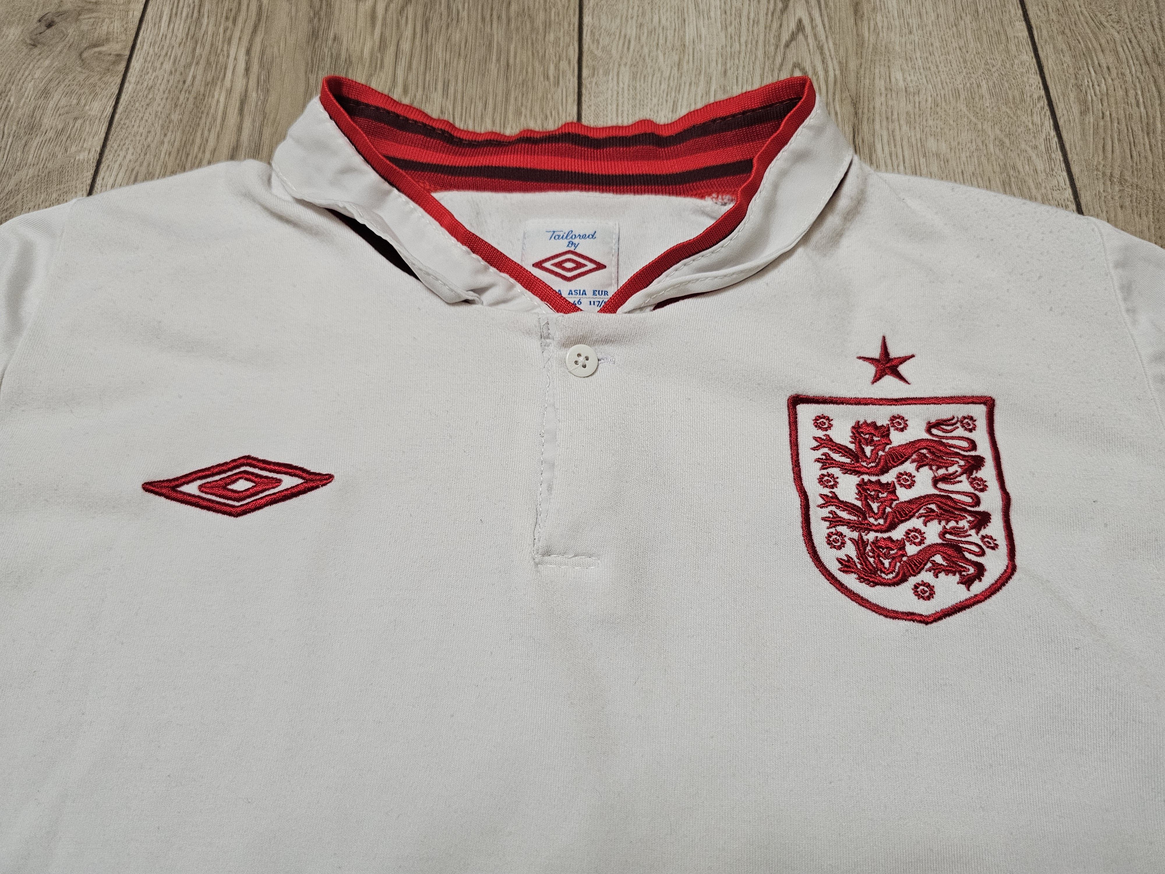 All Sport × Umbro × Vintage ENGLAND 2012 2013 HOME FOOTBALL SHIRT SOCCER JERSEY Size US XL / EU 56 / 4 - 3 Thumbnail