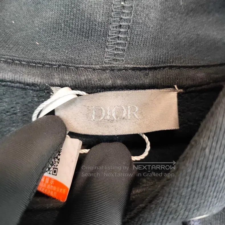 Dior Dior Black fabric sweatshirt Size US L / EU 52-54 / 3 - 3 Thumbnail