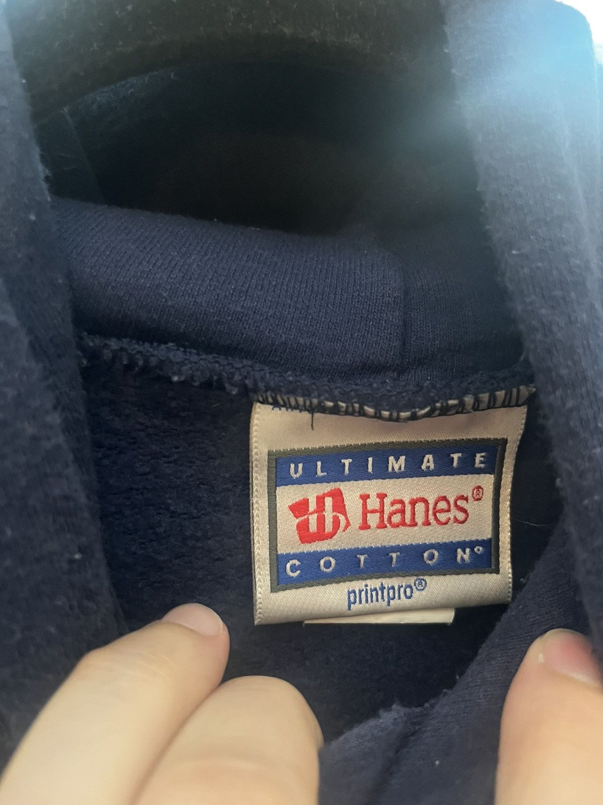 Hanes Vintage blank boxy hoodie Size US XL / EU 56 / 4 - 4 Thumbnail