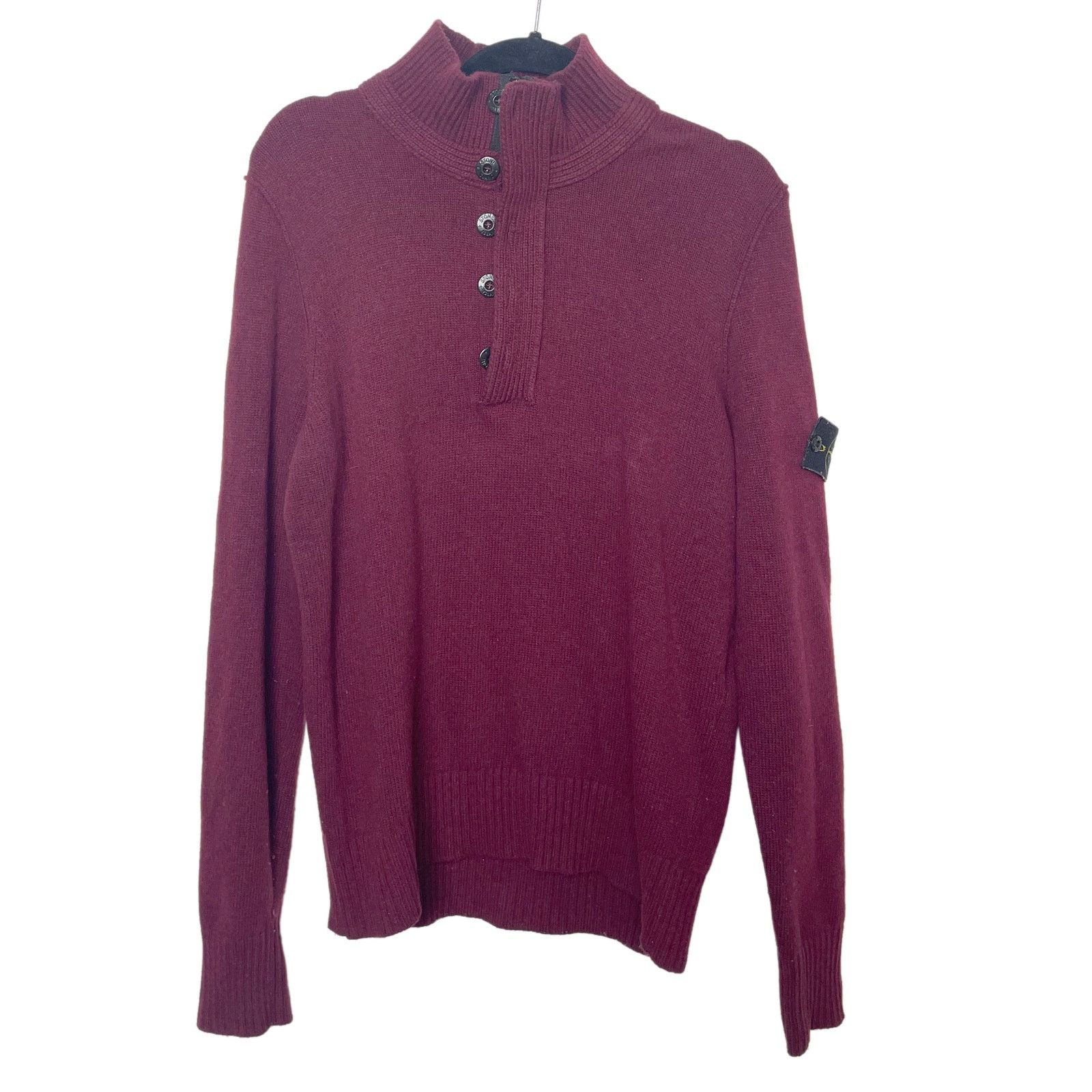 Stone Island Maroon Jumper Size M / US 6-8 / IT 42-44 - 3 Thumbnail