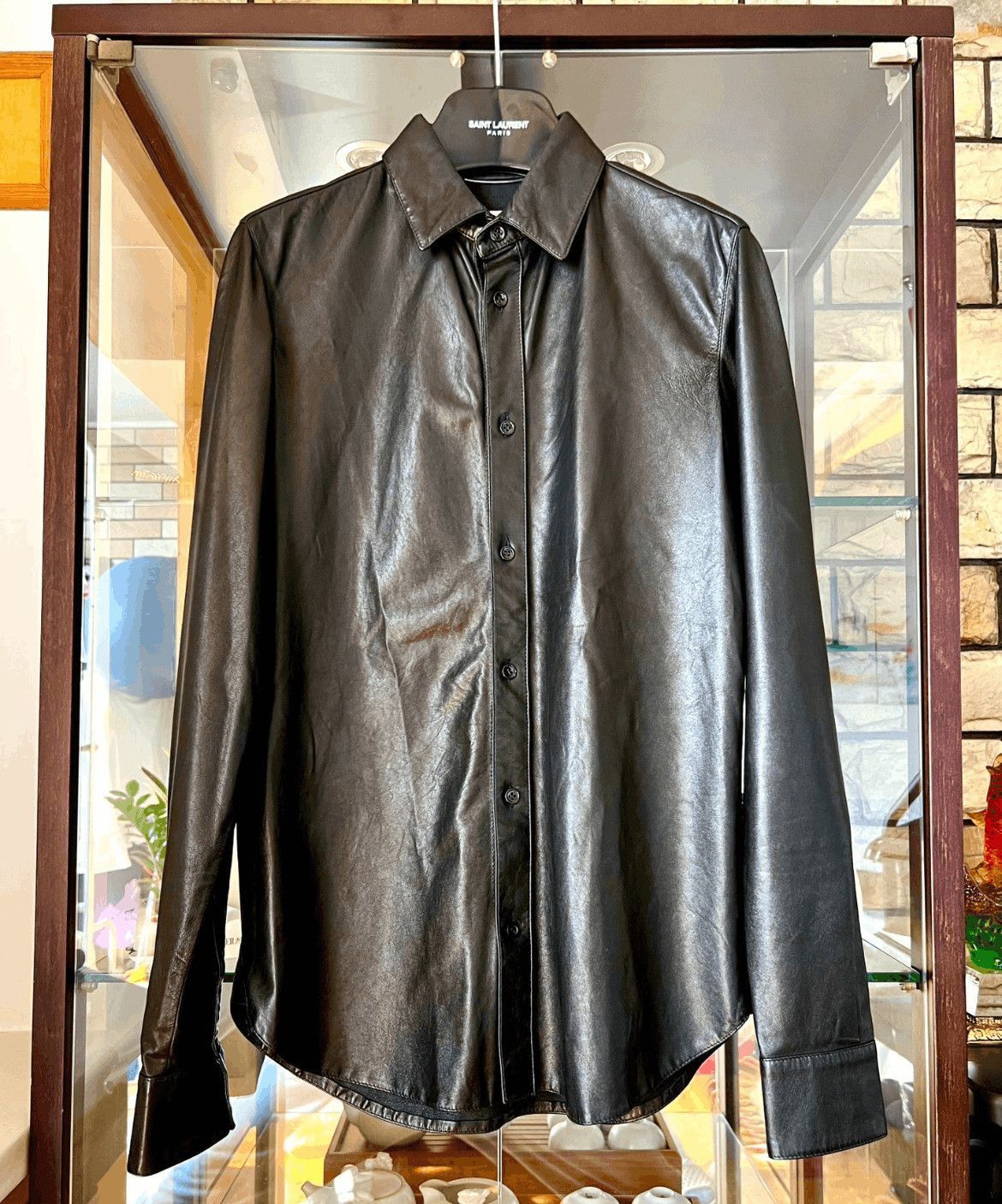 Saint Laurent Paris Sz 44 Saint Laurent Paris 13AW Leather Shirt Jacket-2507 Size US S / EU 44-46 / 1 - 5 Thumbnail