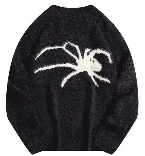 Aran Isles Knitwear Retro punk super soft spider premium mohair sweater jumper Size US L / EU 52-54 / 3 - 6 Thumbnail