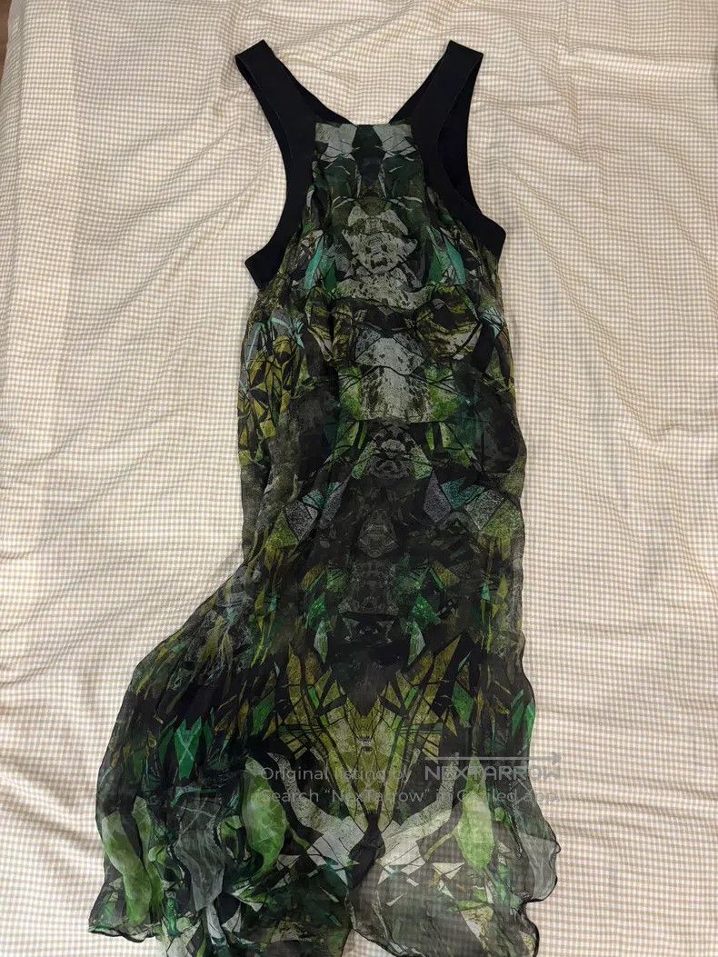 Helmut Lang Helmut Lang size 4 Runway Totem Print Double-Layered Silk D Size XL / US 12-14 / IT 48-50 - 1 Thumbnail