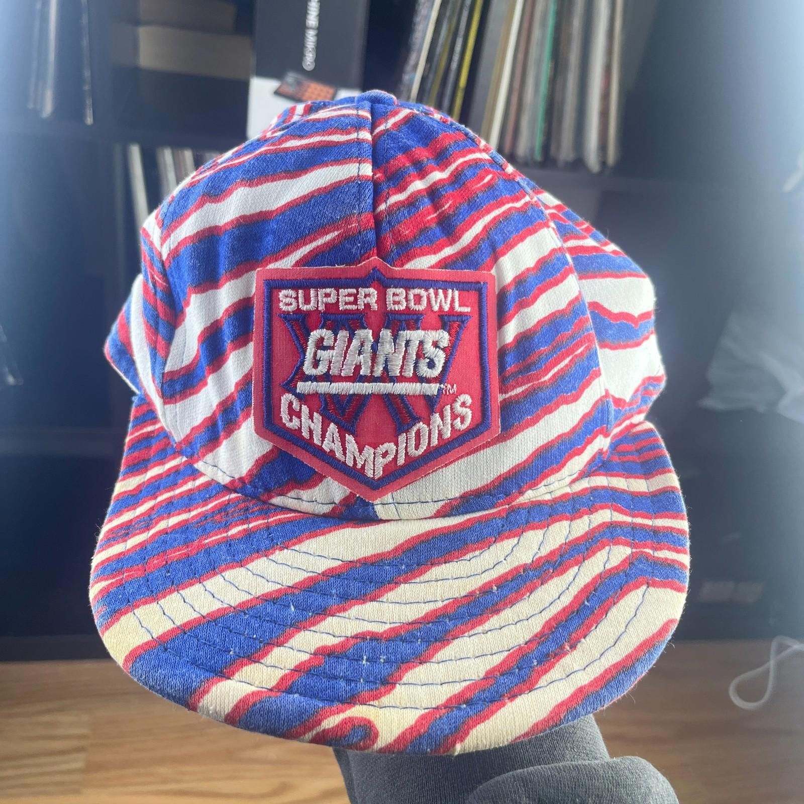 NFL Vintage 90s New York Giants Super Bowl Champs Snapback Hat Size ONE SIZE - 1 Thumbnail
