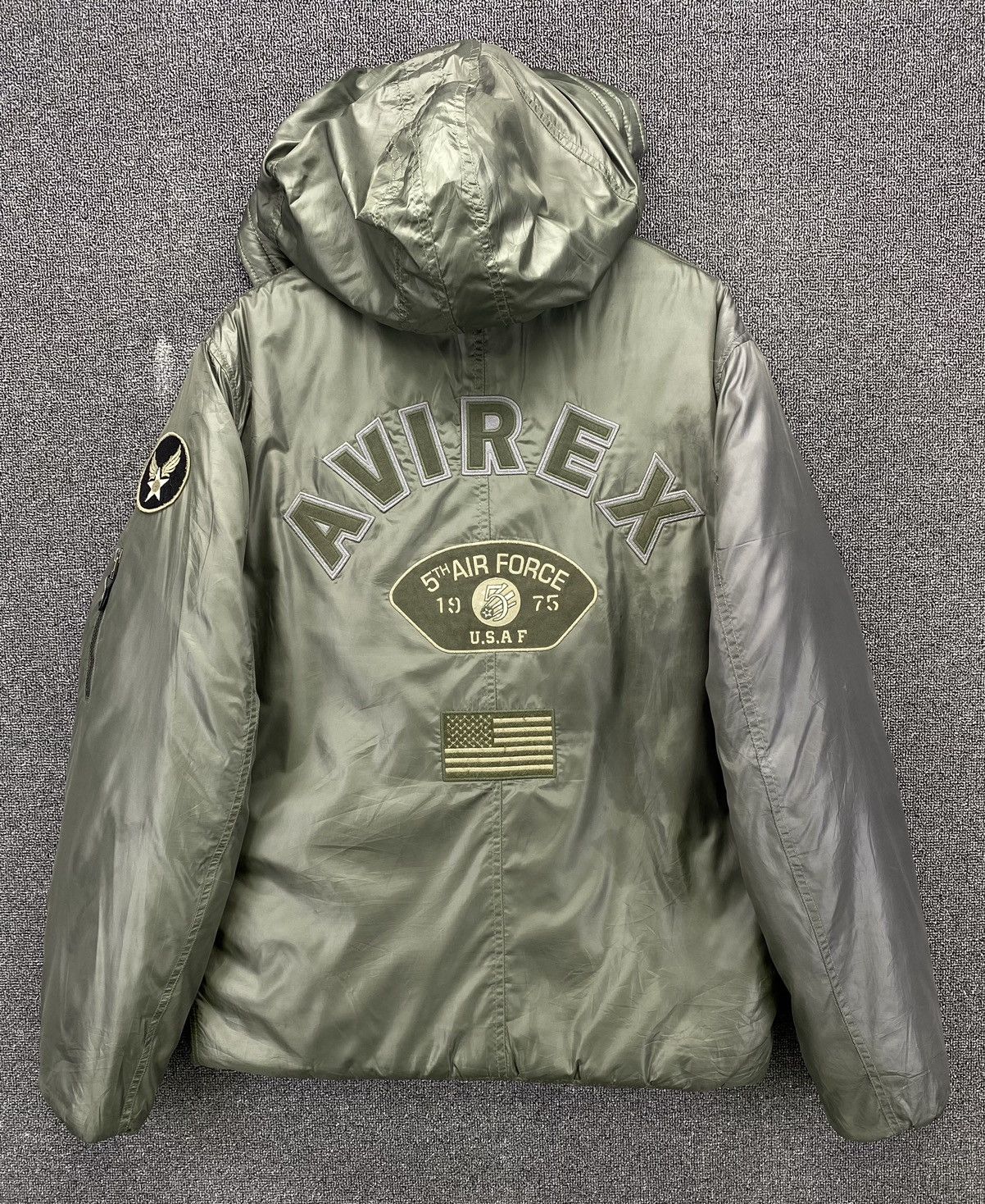 Avirex × Vintage Vintage Avirex Us Air Force Down Jacket Size US XL / EU 56 / 4 - 1 Thumbnail