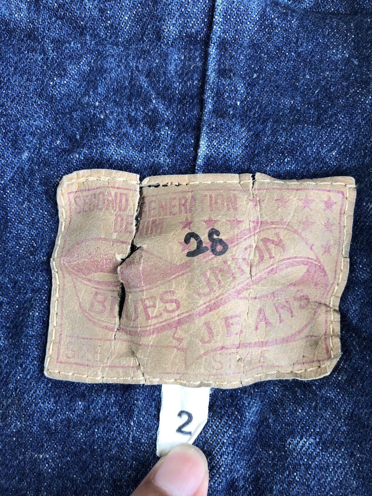 Vintage Vintage 70s Blues Union Chore Jacket Distressed Denim Size US L / EU 52-54 / 3 - 21 Thumbnail