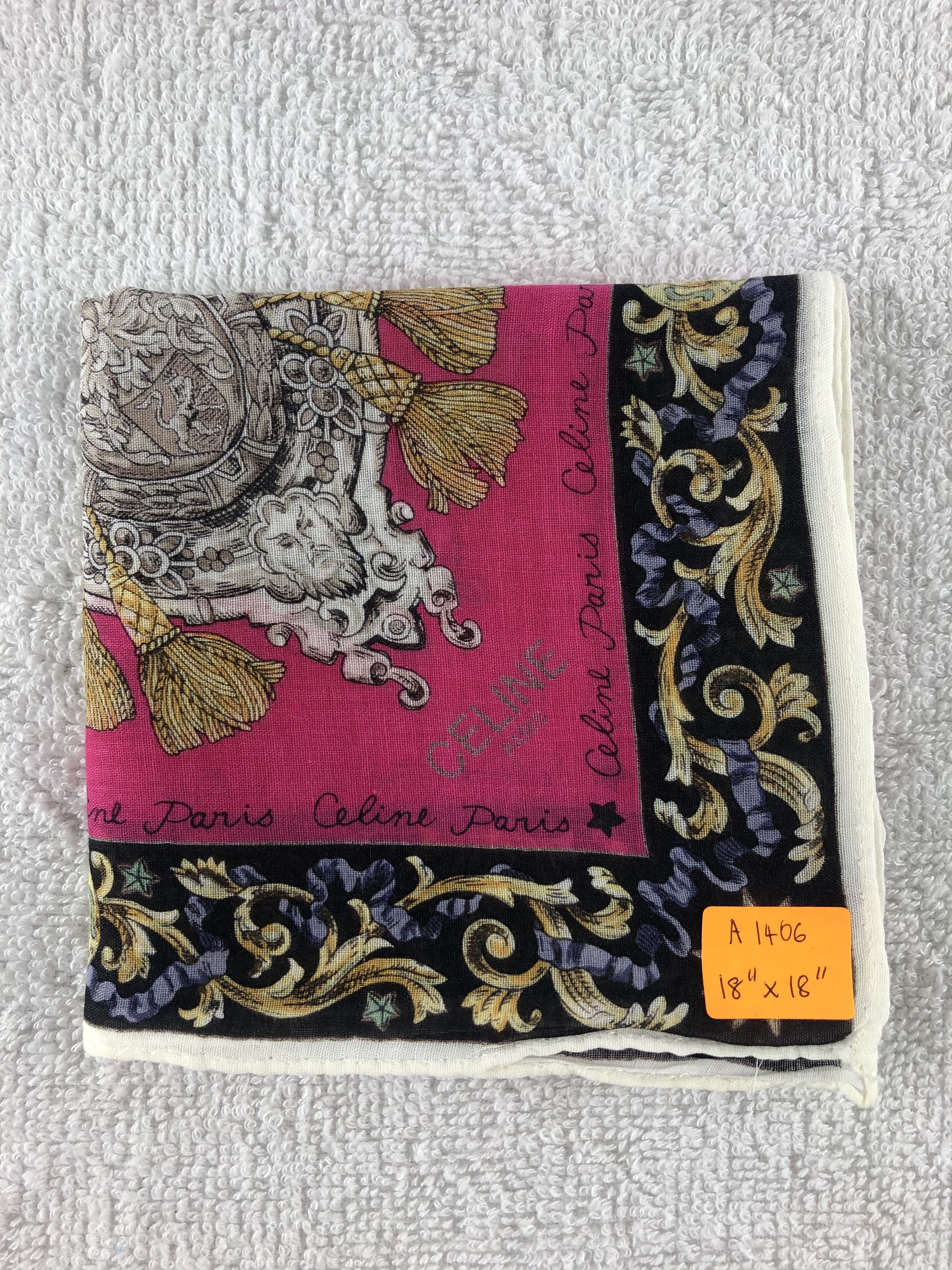 Celine Celine Handkerchief / Bandana / Neckerchief Size ONE SIZE - 6 Thumbnail