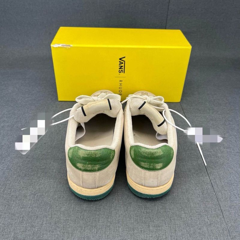 Gucci Gucci Screener Green Leather Low-Top Sneakers - Size US 9.5 / EU 42-43 - 3 Thumbnail
