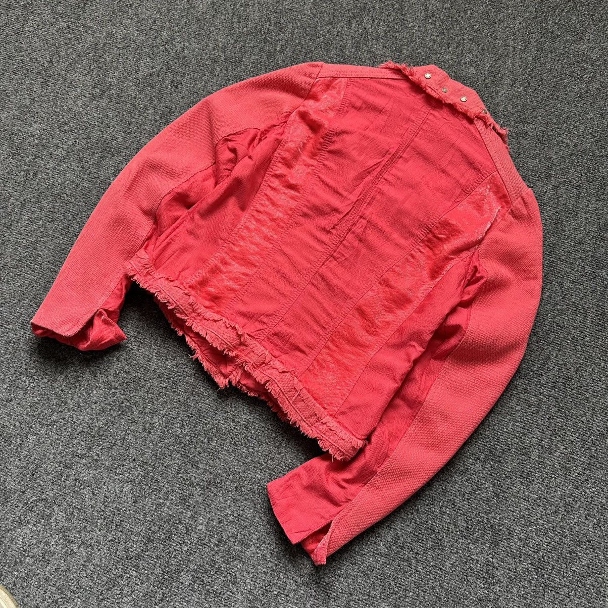 Lost Boys Archives VTG Women’s Denim Jacket Biba Size 36 Coral Japan Style Punk Size S / US 4 / IT 40 - 4 Thumbnail