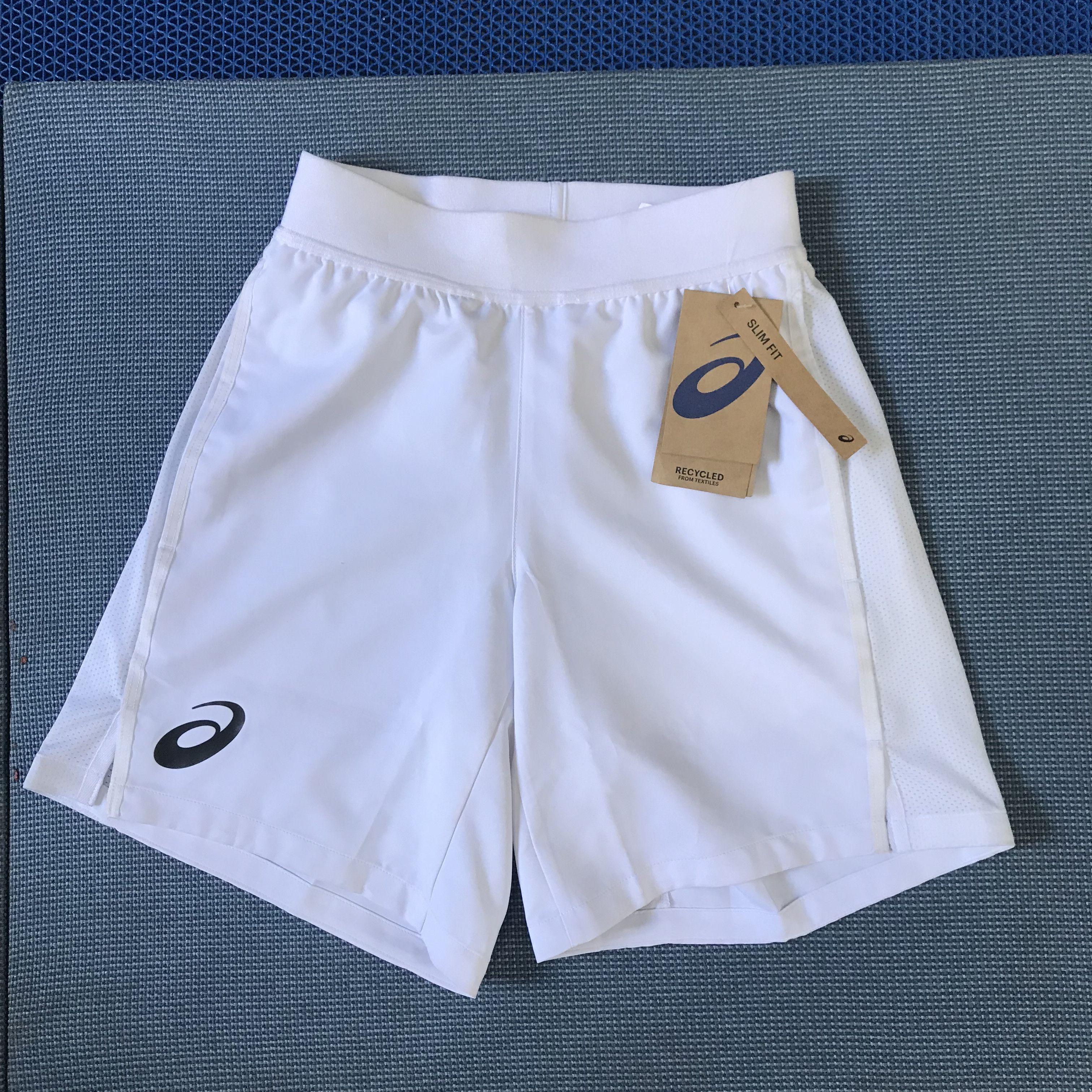 Asics Asics Men Match 7in Short White Tennis Padel Sports Shorts Size US 31 - 11 Thumbnail