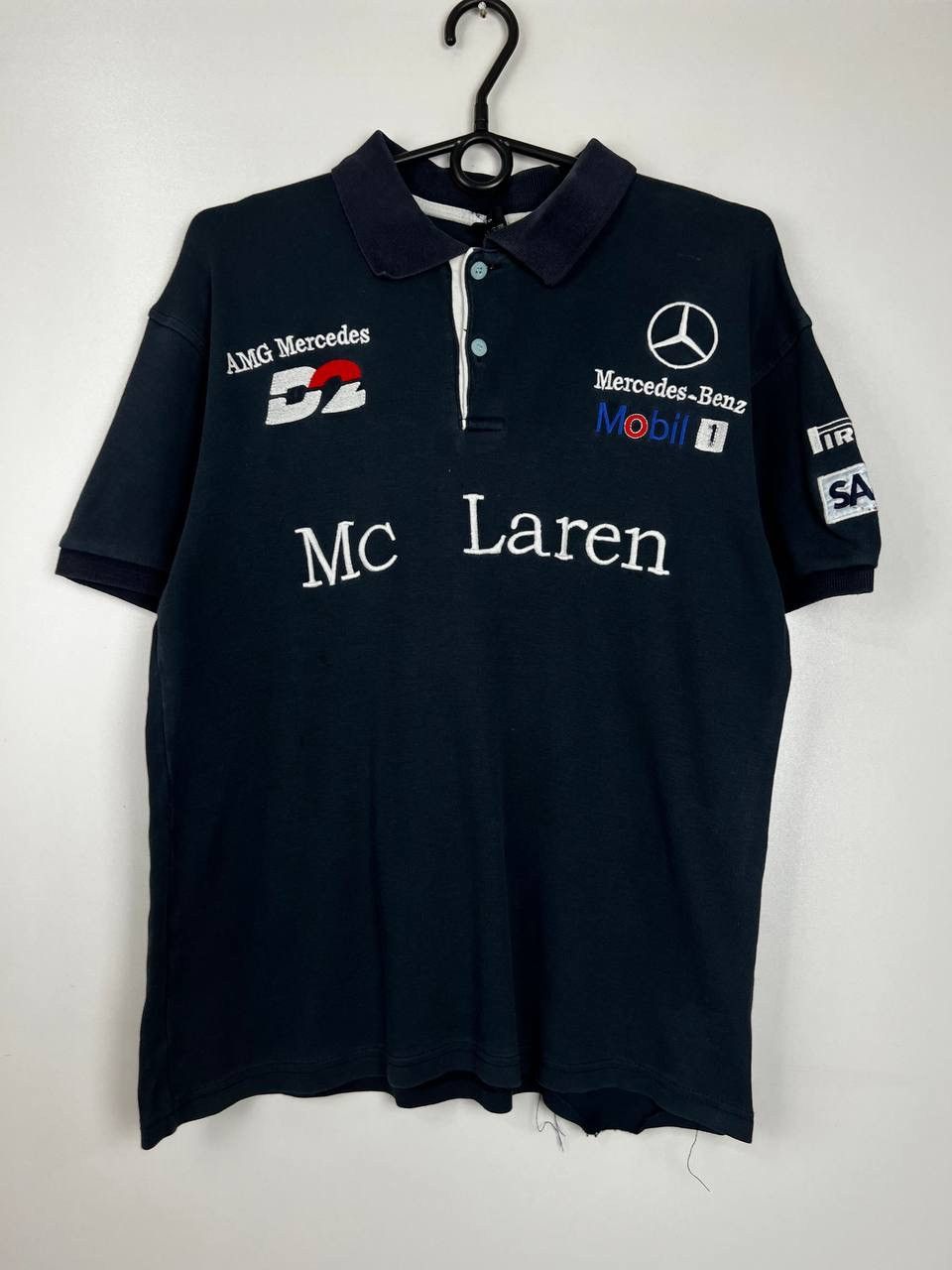 Malcolm McLaren × Mercedes-Benz × Vintage Mercedes Benz McLaren AMG Racing Polo t-shirts size S Size US S / EU 44-46 / 1 - 1 Thumbnail