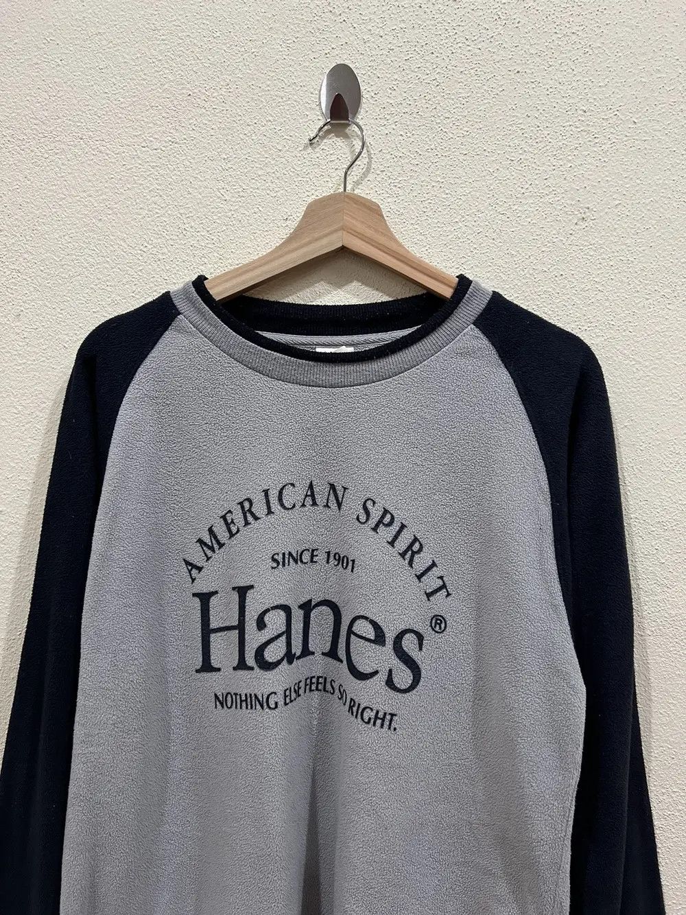 Hanes Vintage Hanes Spell Out Long Sleeve Shirt Size US M / EU 48-50 / 2 - 3 Thumbnail