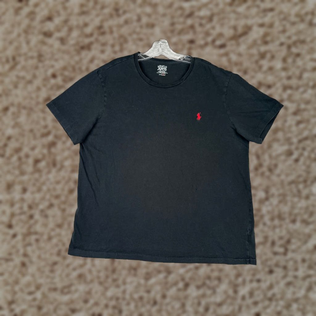 Ralph Lauren Polo Ralph Lauren Shirt Adult Extra Large Black Custom Fit Crew Neck Cotton READ Size US XL / EU 56 / 4 - 1 Thumbnail