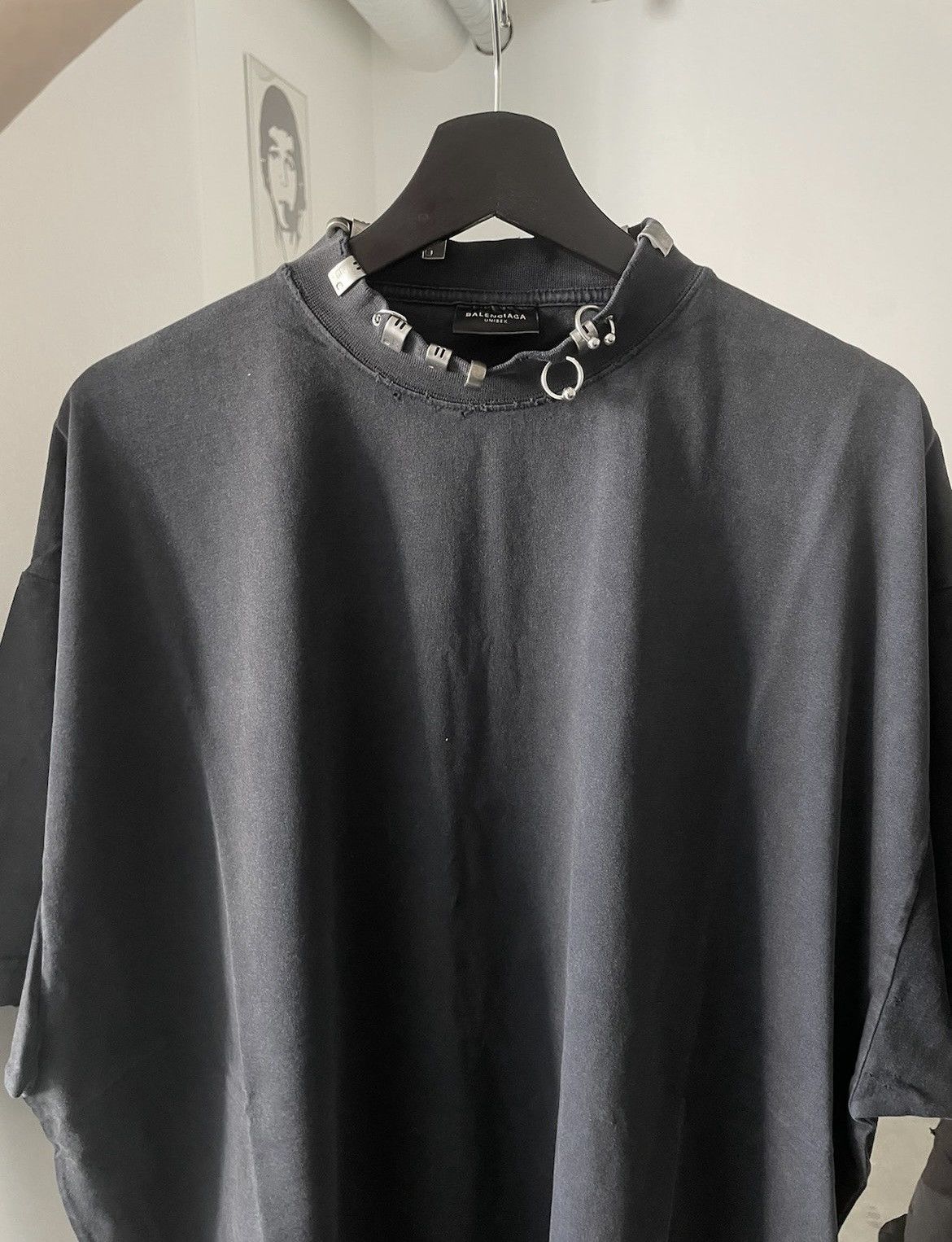 Balenciaga Balenciaga pierced t shirt | Grailed