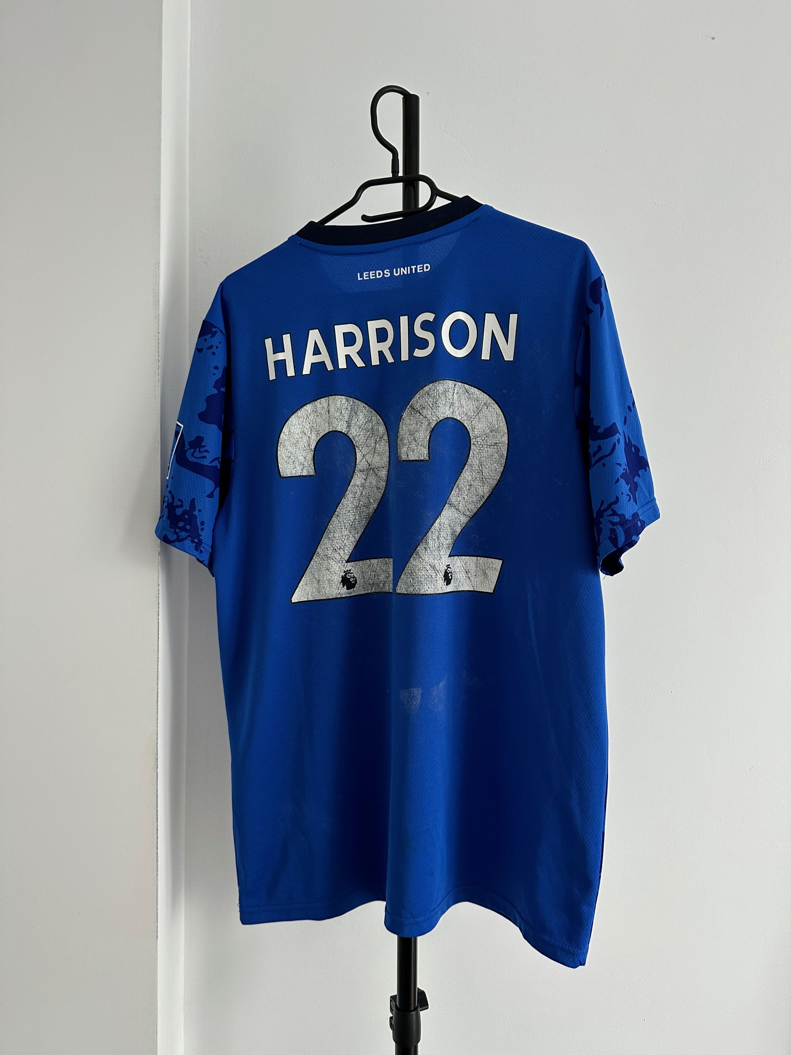 Adidas 2021 LEEDS Adidas #22 Harrison away jersey football Size US XL / EU 56 / 4 - 10 Thumbnail