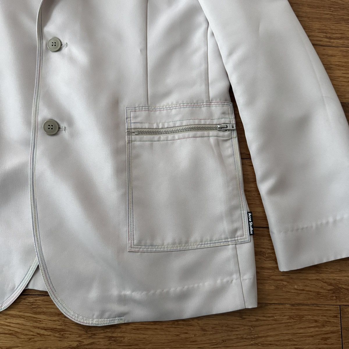 Acne Studios Acne Studios Contrast Stitched Blazer, Medium Size 38R - 2 Thumbnail