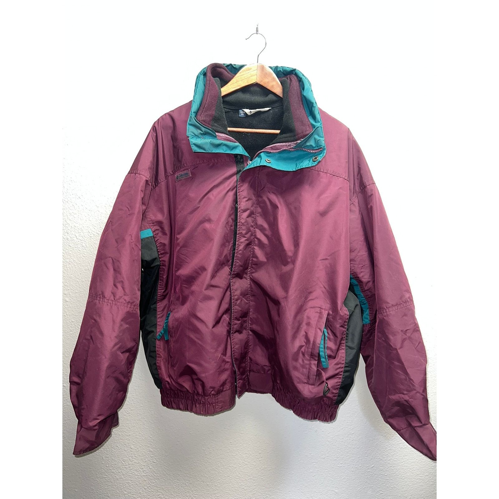 Vintage Vintage Columbia Radial Sleeve Jacket Bugaboo Purple XL Size US XL / EU 56 / 4 - 1 Thumbnail